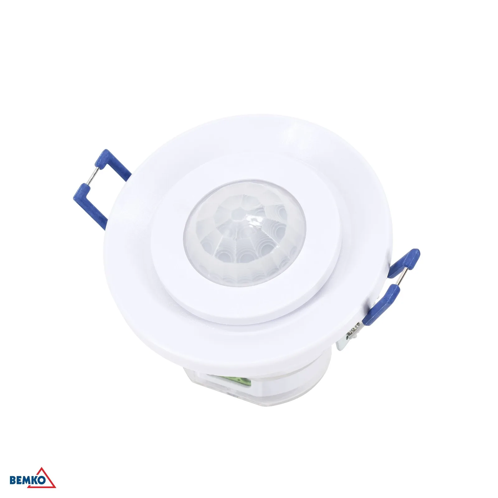 360°-os mozgásérzékelő, fehér, mennyezetbe süllyeszthető, 230 V, IP20, Bemko BM-B50-SES04WH-A
