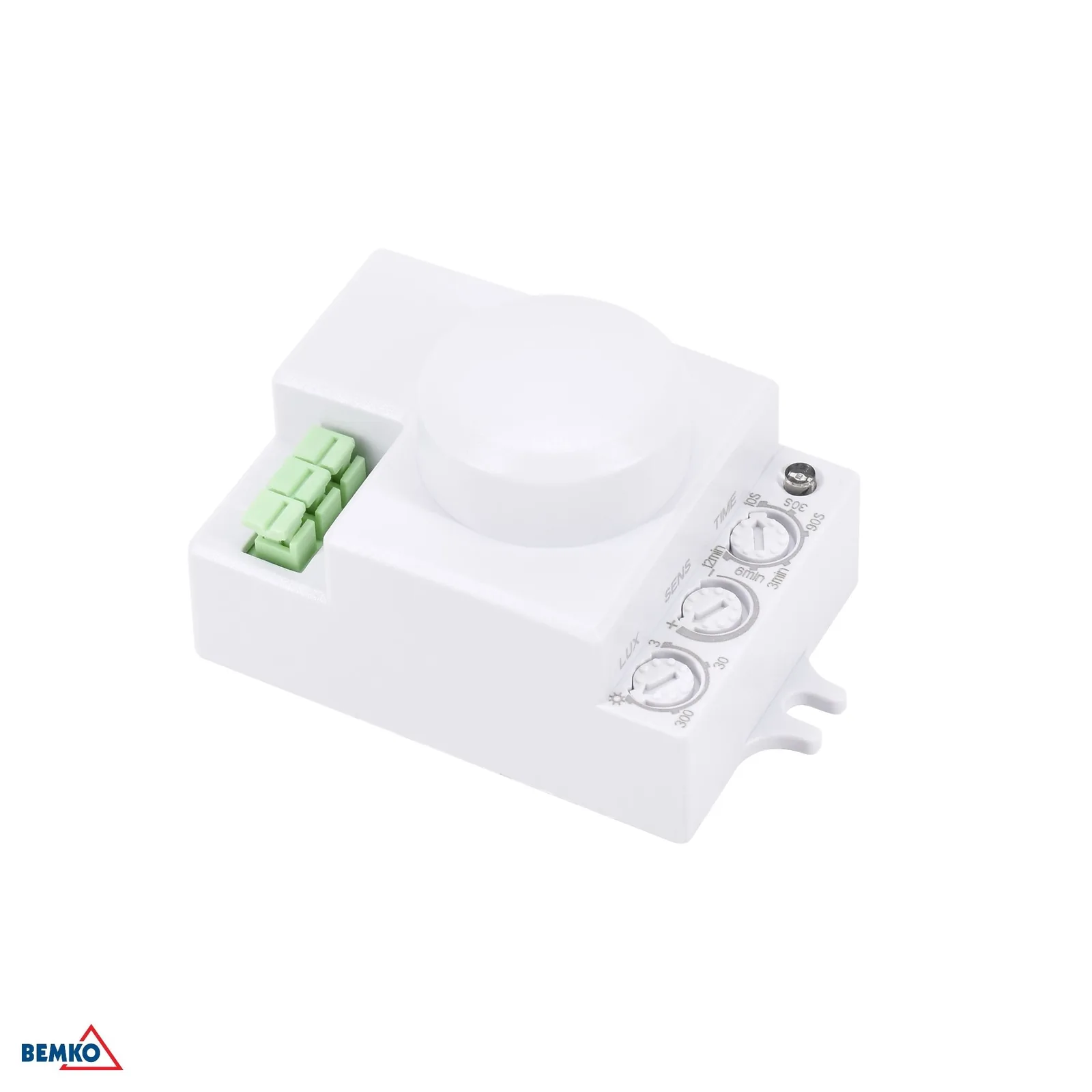 Mikrohullámú mozgásérzékelő 360°, 230 V, IP20, fehér mini BM-B52-SES72WH