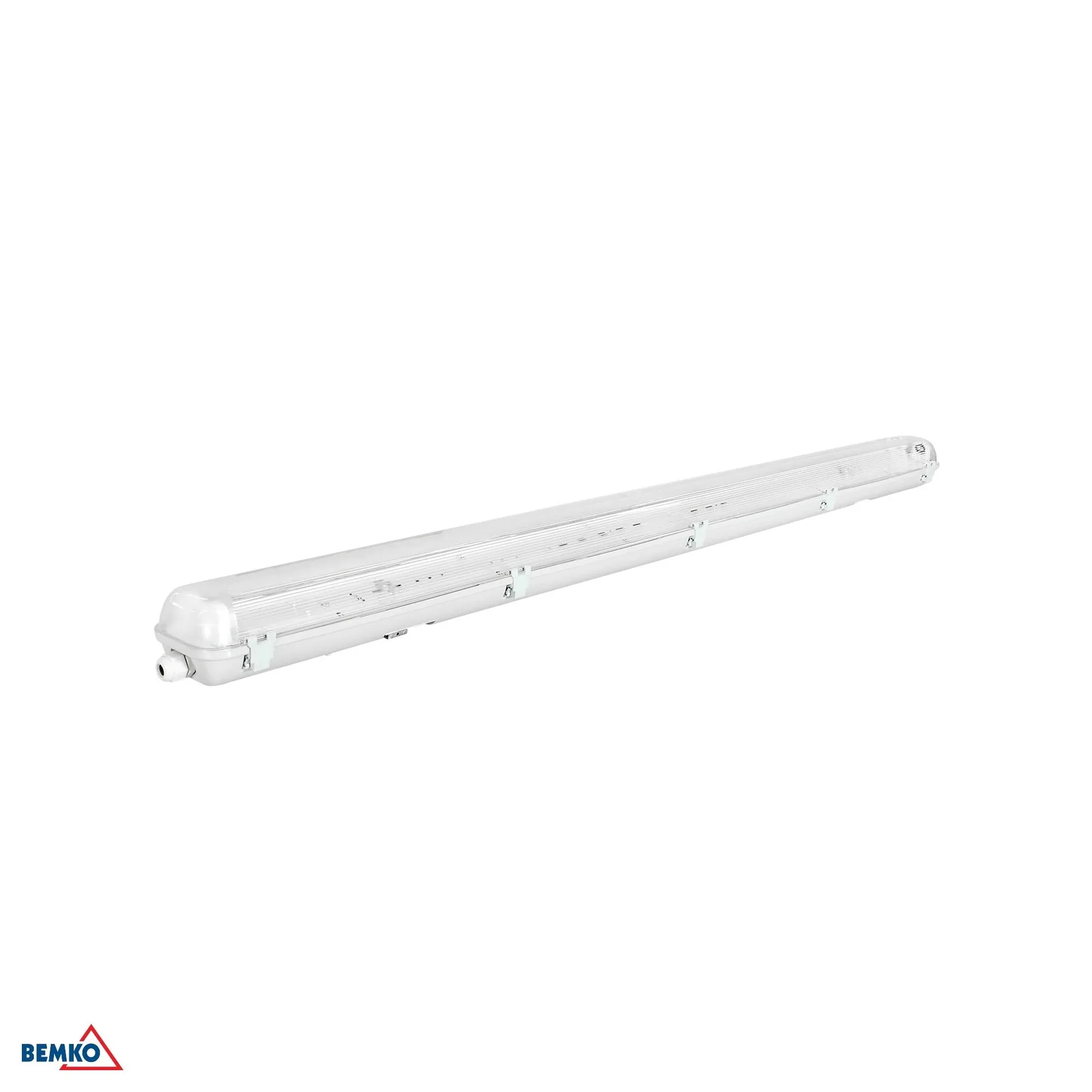 Corp de iluminat LED etanș Bemko IP65 pentru 2x T8 120 cm BM-C11-OHT-120-2KP-PC