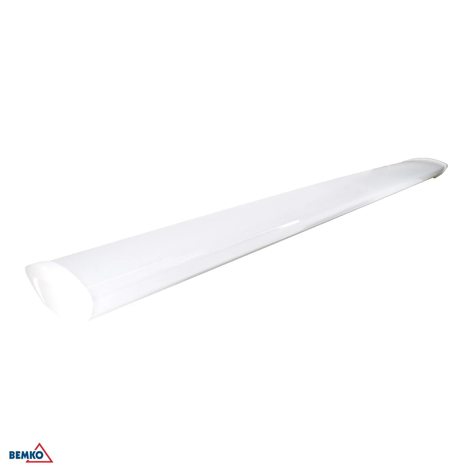 Bemko stropna linearna svetilka za 2× T8 LED cevi 120 cm IP20 z opalnim pokrovom BM-C184-E-XP7236KM-PC