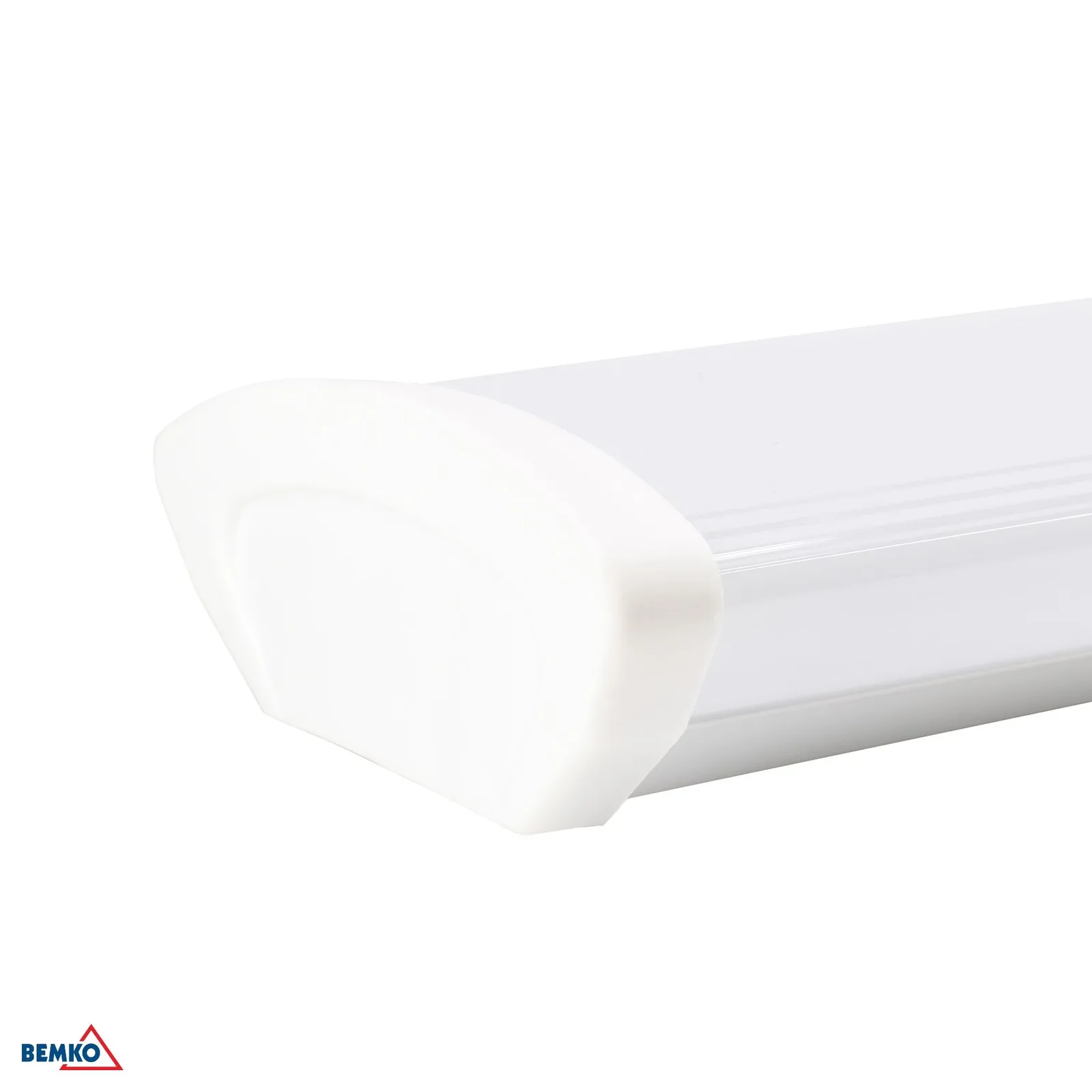 Bemko stropna linearna svetilka za 2× T8 LED cevi 120 cm IP20 z opalnim pokrovom BM-C184-E-XP7236KM-PC
