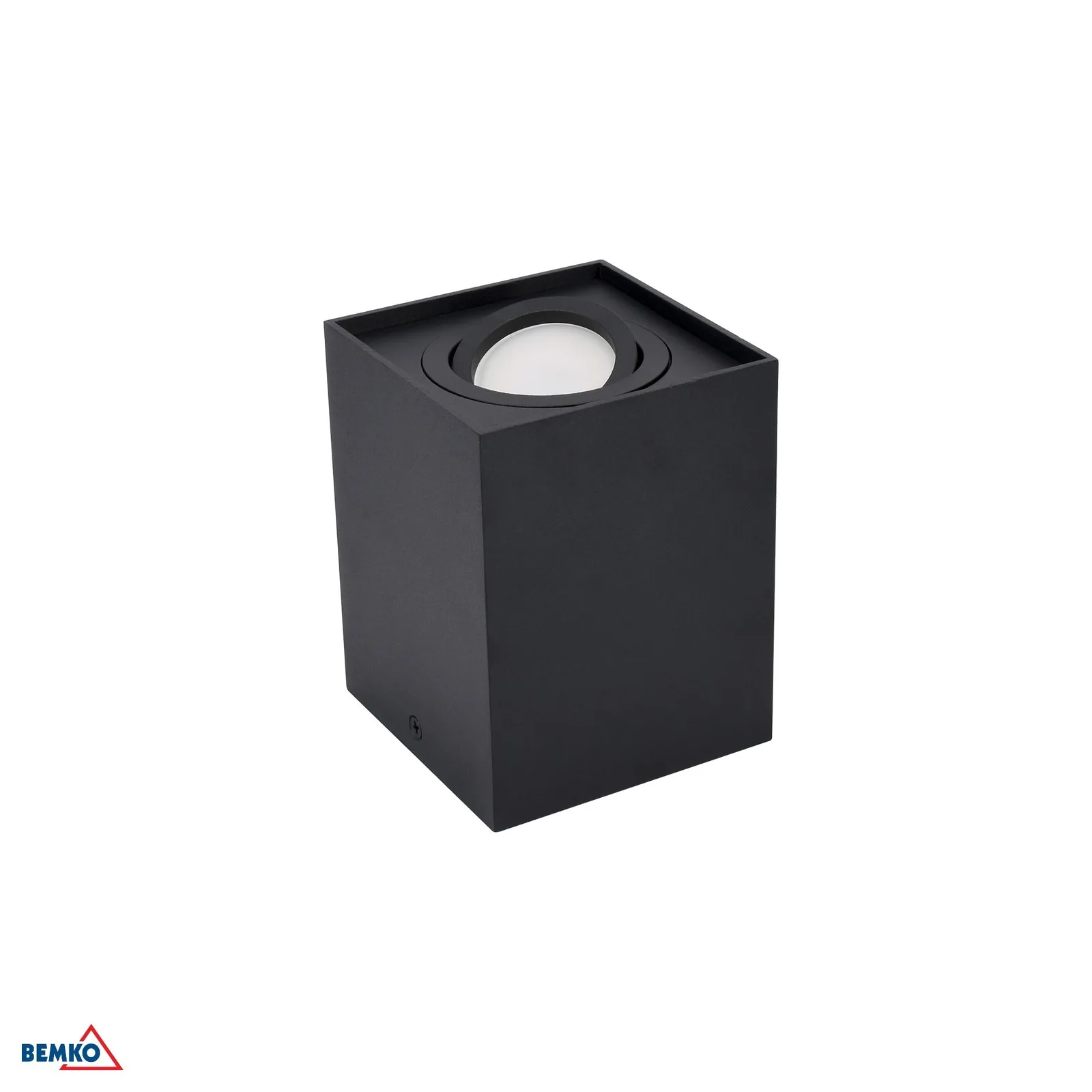 Bemko süllyesztett spotlámpa GU10 fekete 96×96 mm BM-C23-DLO-AS-GU10-150-BL
