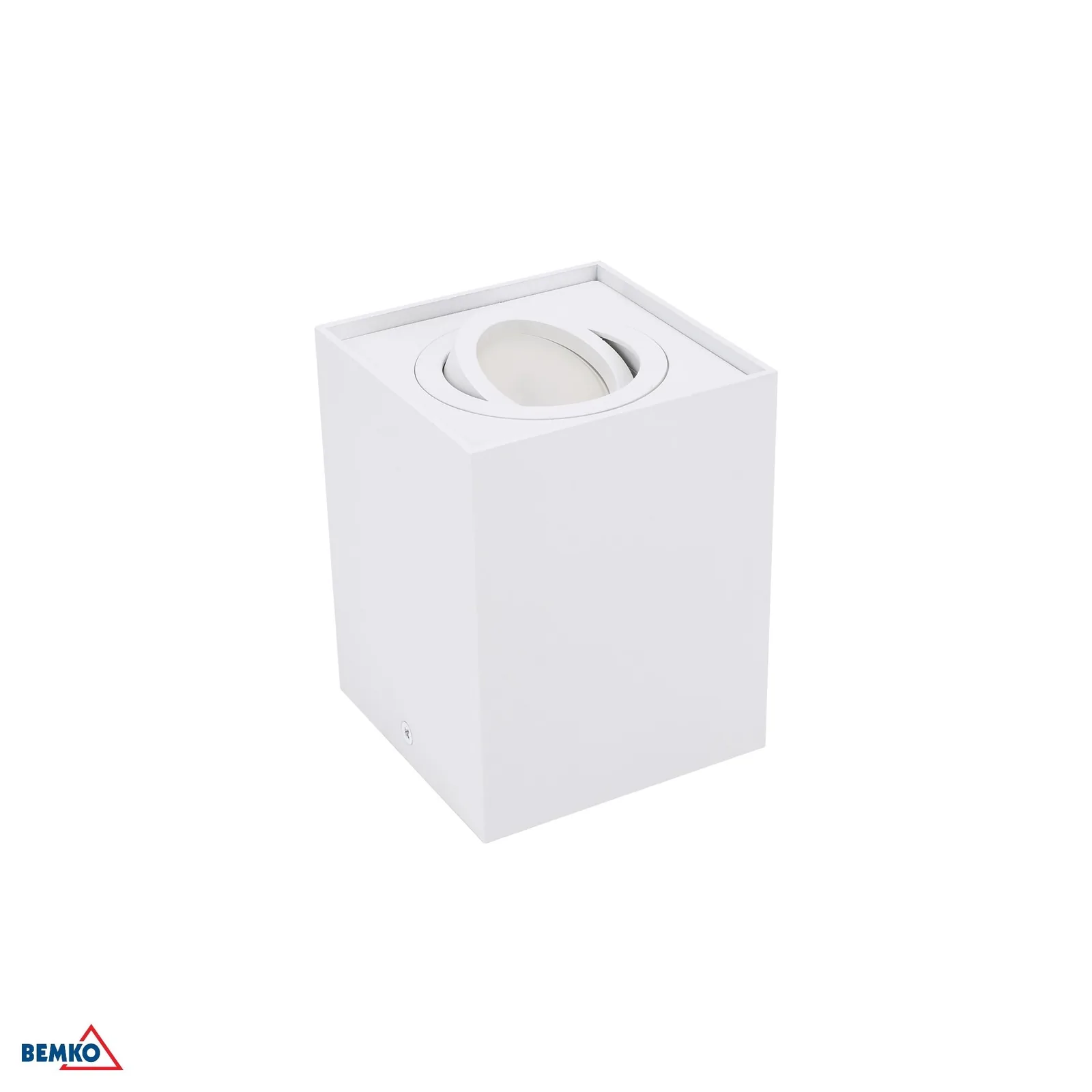 Zapustené stropné svietidlo GU10, biele, 96 × 96 mm BM-C23-DLO-AS-GU10-150-WH