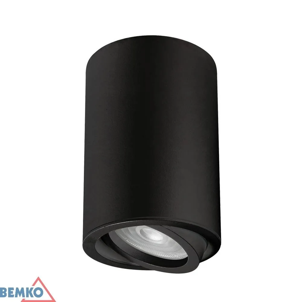 Beépíthető GU10 spotlámpa, fekete, 70 mm átmérő, BM-C23-DLU-AR-GU10-150-BL