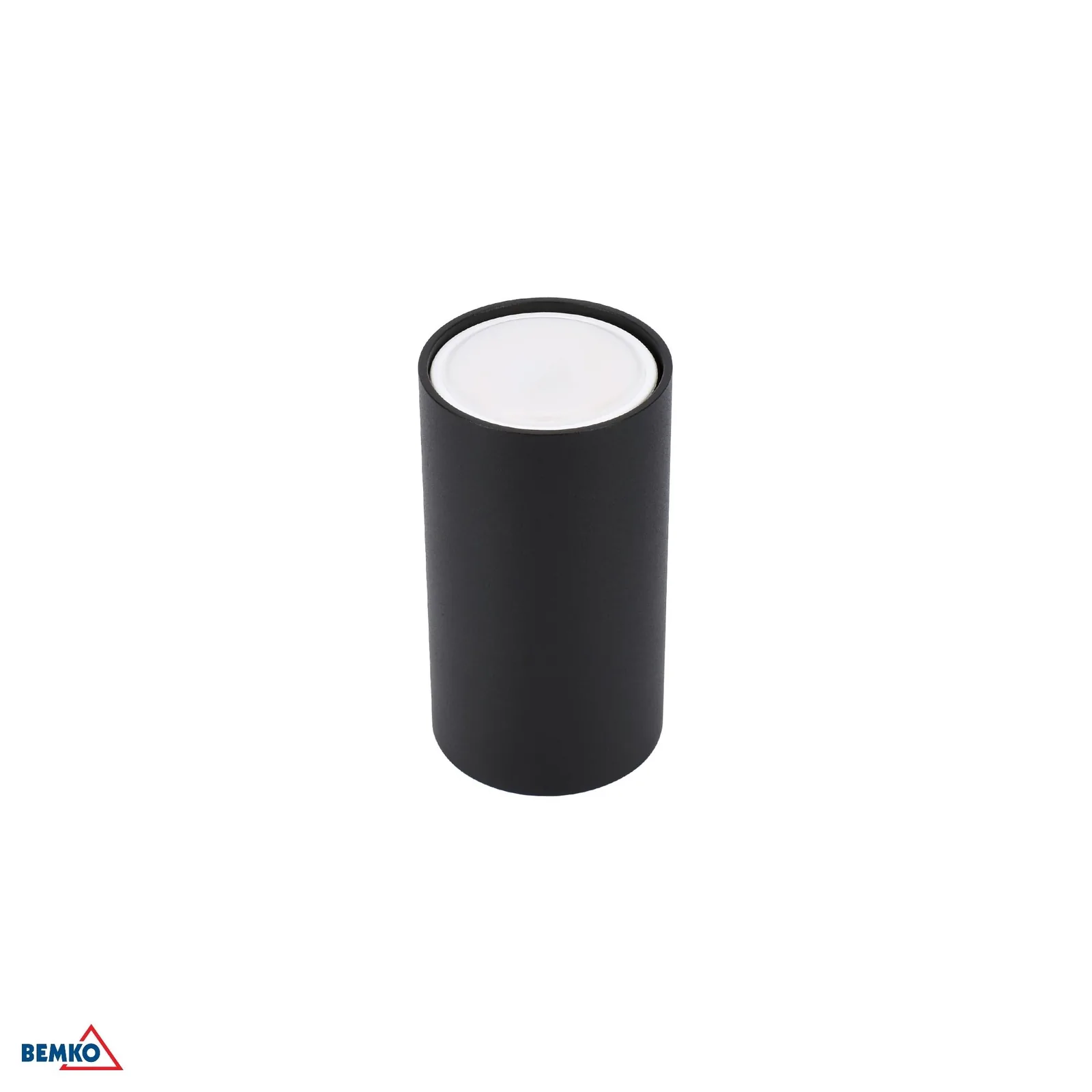 Vgradna točkovna svetilka GU10 Bemko črna, aluminijasta BM-C23-DLU-R-GU10-150-BL