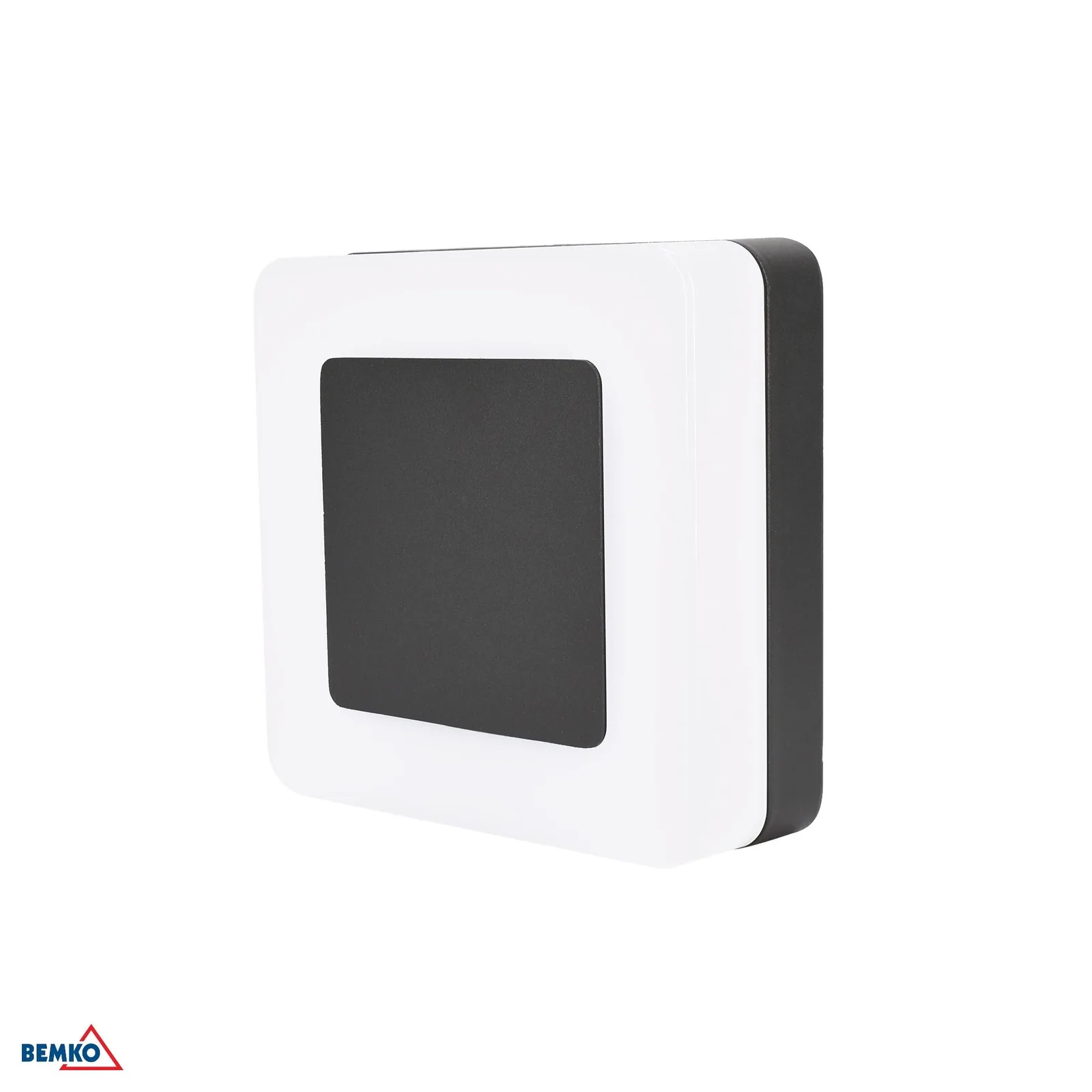 Bemko Valit LED kültéri falikar, négyzet alakú, antracit, 8 W, 3000 K, IP65 BM-C25-EL2-Q-008GR-3K