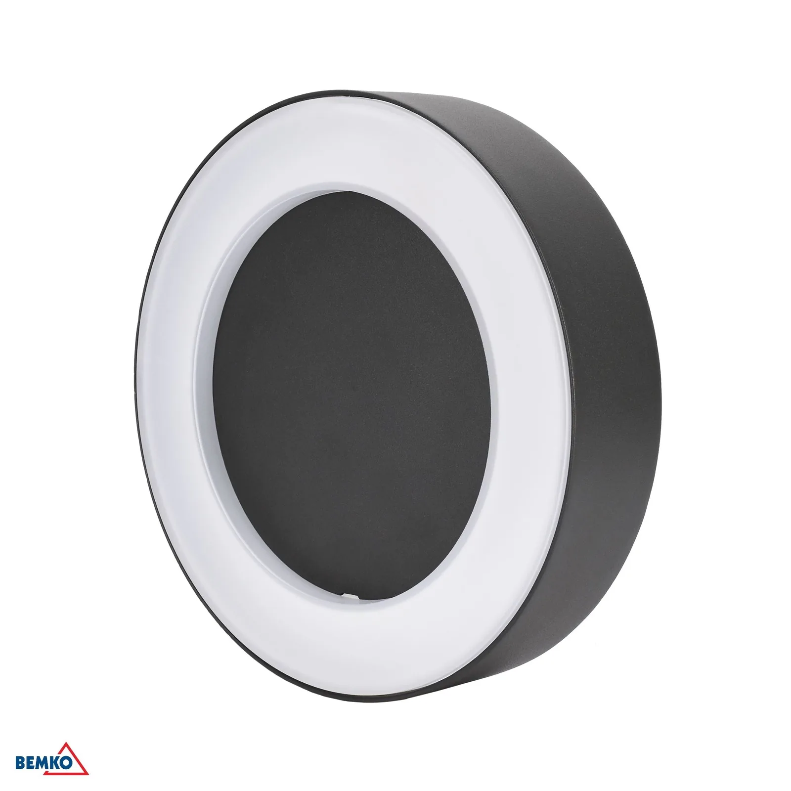 Bemko kültéri LED dekoratív lámpa 10W 3000K 800 lm IP65, grafit, kerek BM-C25-EL2-R-010GR-3K