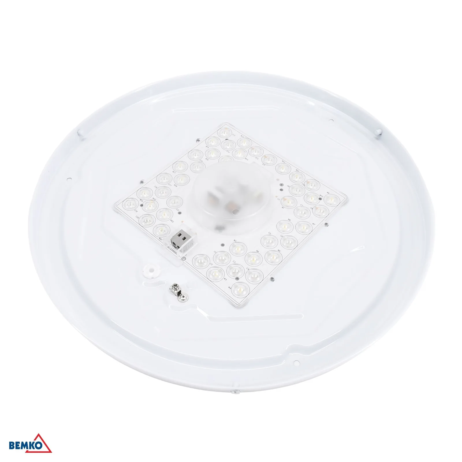 Stropno nadometno LED svetilo 24W 4000K 2400 lm IP20 belo BM-C37-PLF-320-240-4K