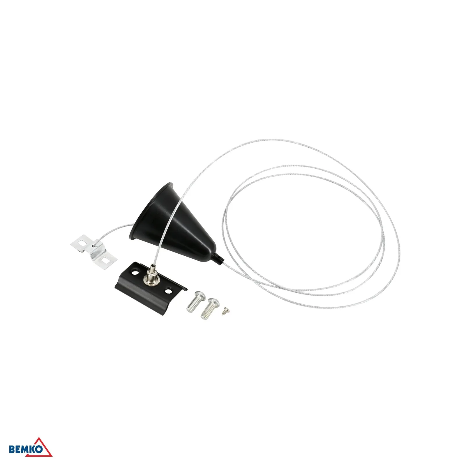 Bemko viseće uže za svjetiljku 1,5 m crno BM-C40-AS2-ZML-15-BL