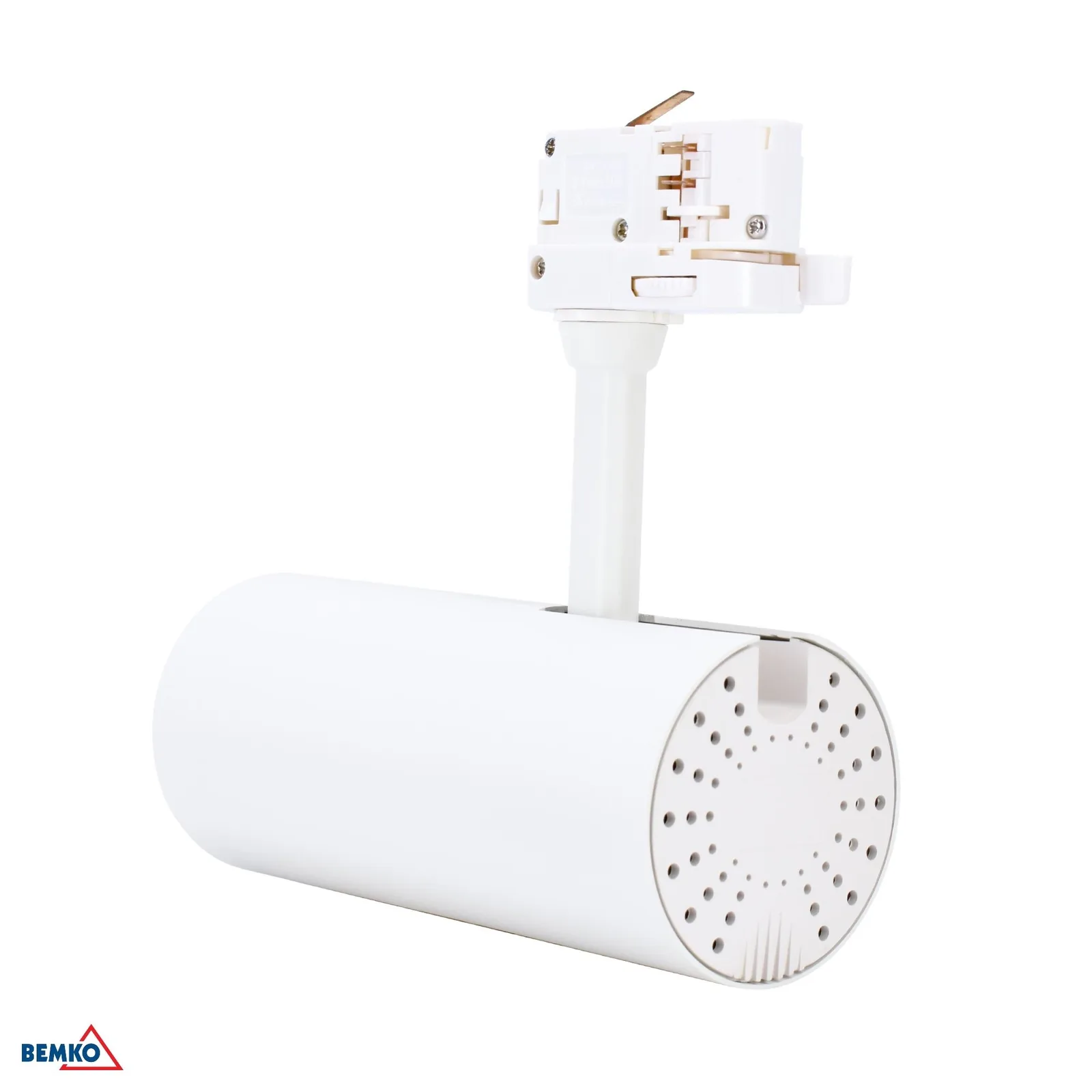 Trofazni LED spot za šinu Bemko bijeli 30W 3000K 2300 lm 36° BM-C40-VRK-3F-030WH-3K