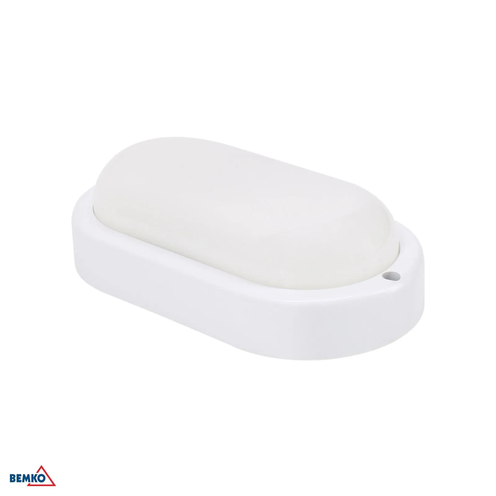 LED prisadna ovalna svetilka 8W 4000K 760 lm IP54, bela BM-C45-KAN2-08-WHO-4K