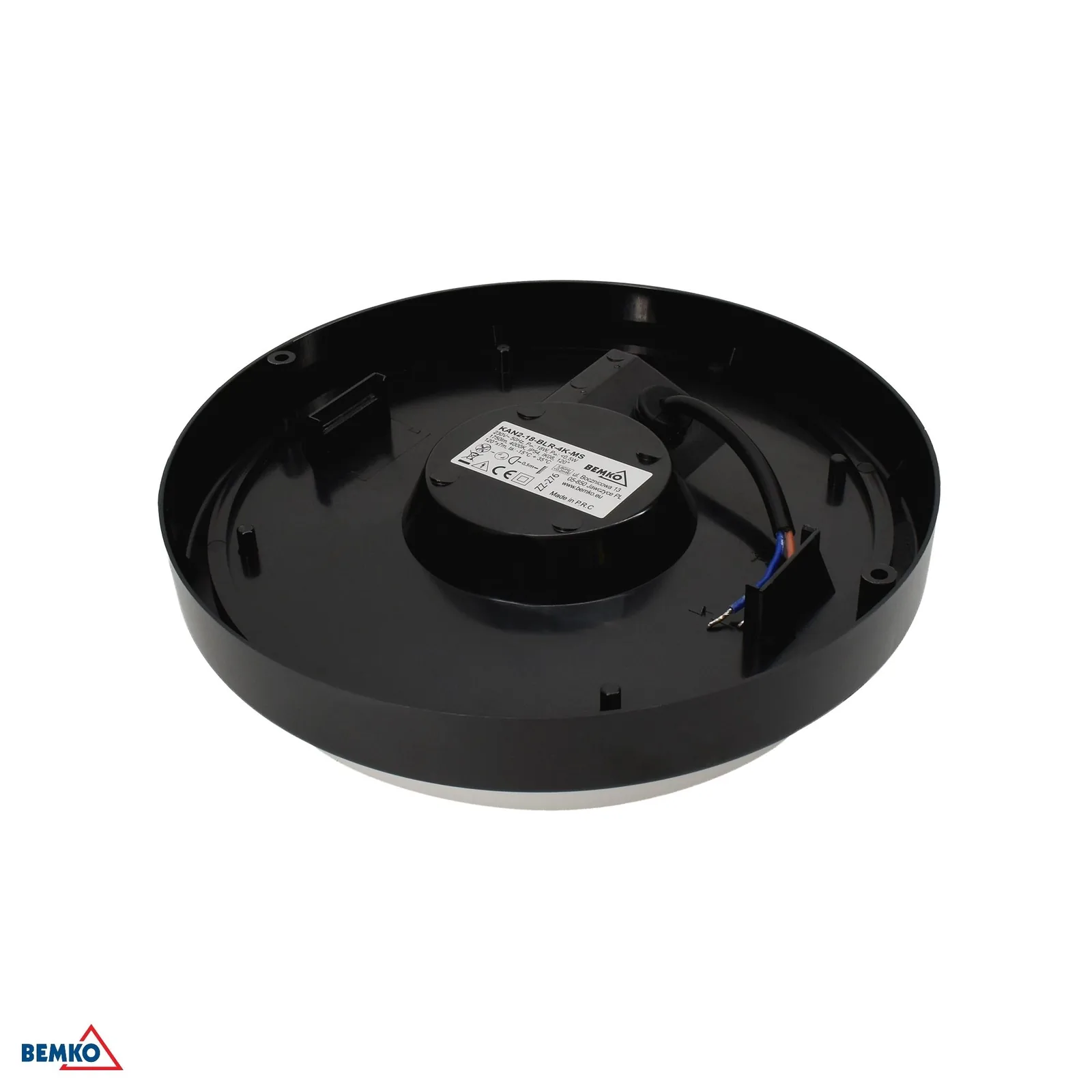 Bemko KANLO ROUND LED mennyezeti lámpa mikrohullámú érzékelővel, 18 W, 4000 K, 1750 lm, IP54 BM-C45-KAN2-18-BLR-4K-MS