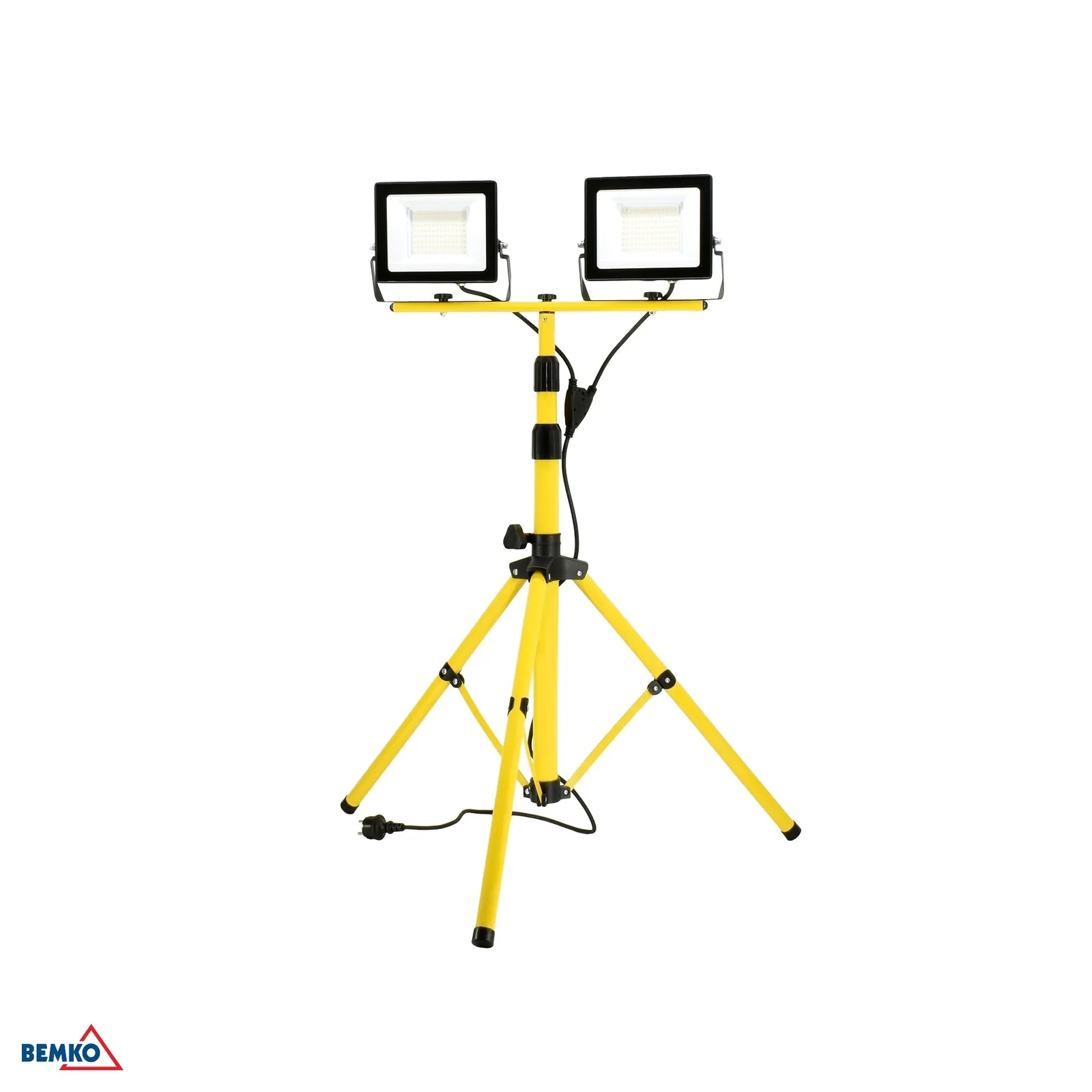 Kafler dvojni LED reflektor na stojalu 2X50W 6500K IP65 BM-C52-TRIPOD-250-6K