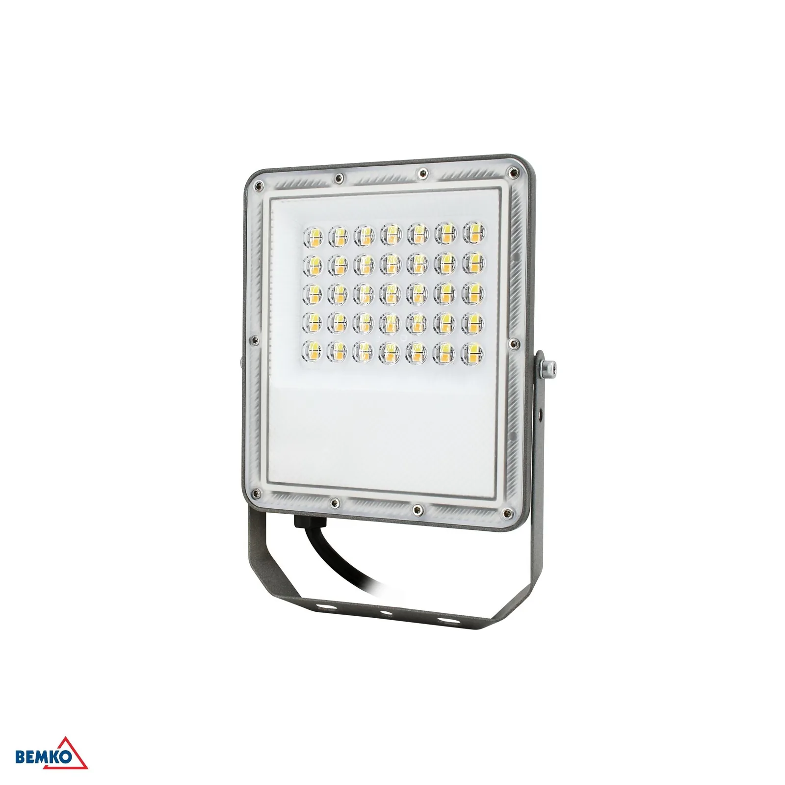 LED reflektor 30 W IP65, nastavljiva barvna temperatura svetlobe 3000/4000/6500 K, siv BM-C64-LFP-030DG-CCT