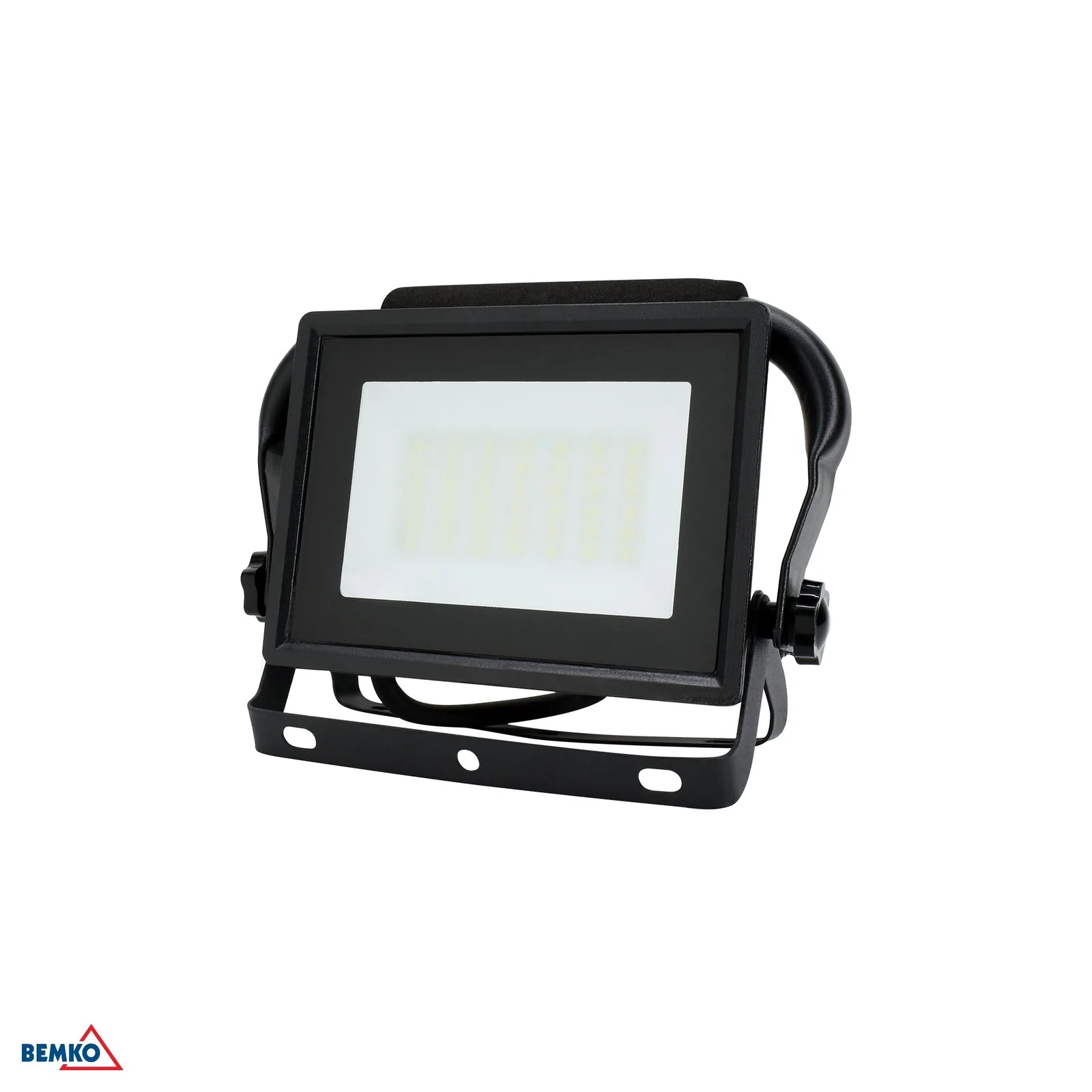Kafler LED reflektor 30W 6500K 2550 lm IP65 črn, prenosni BM-C64-R-LFK2-030BL-6K