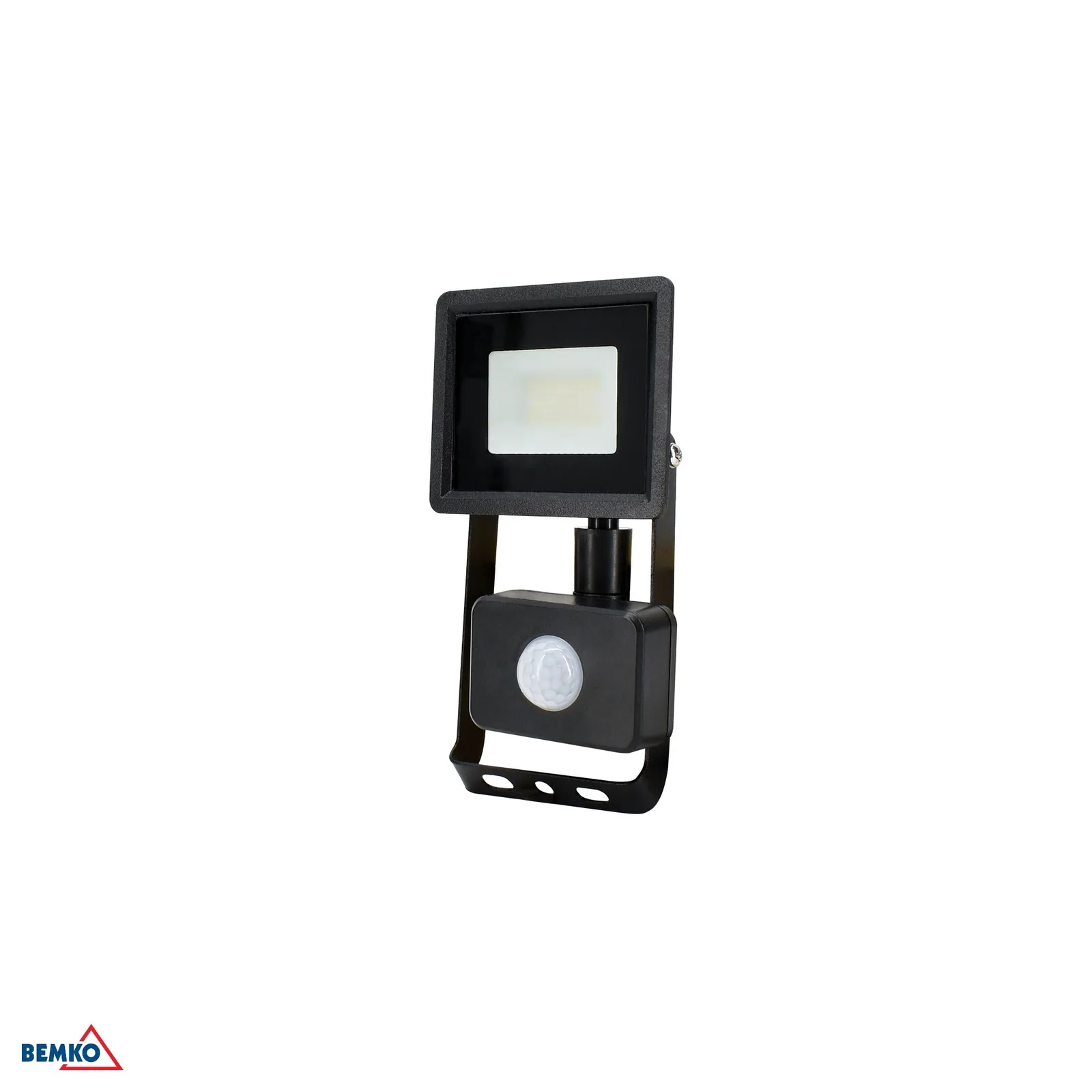 Kafler LED reflektor s PIR senzorjem 10W 4000K 800 lm IP65, črn BM-C64-S-LFK2-010BL-4K