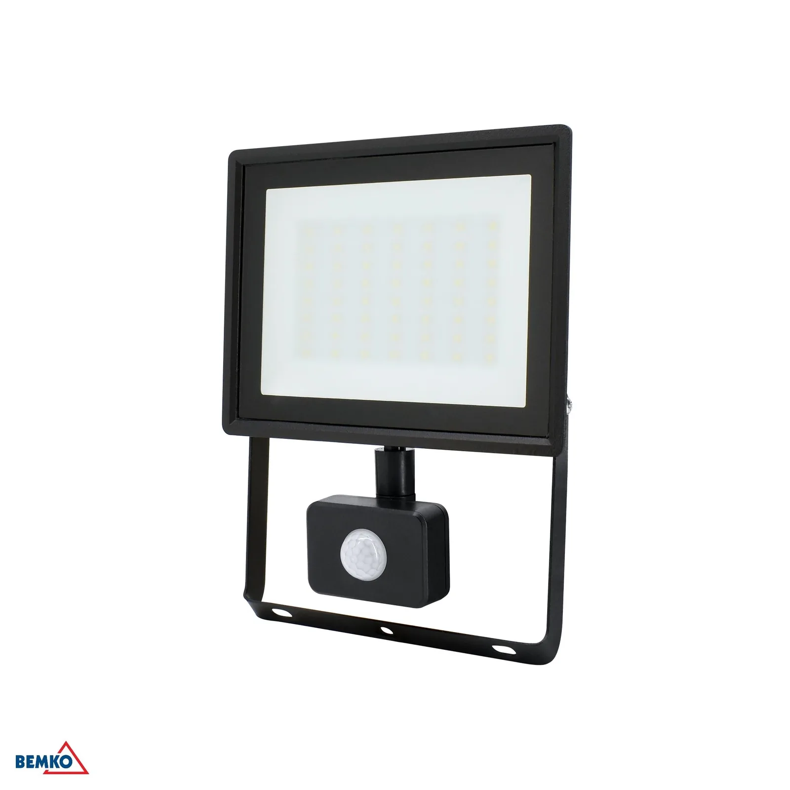 Kafler LED reflektor s PIR senzorjem 50W 6500K 4320 lm IP65 črn BM-C64-S-LFK2-050BL-6K