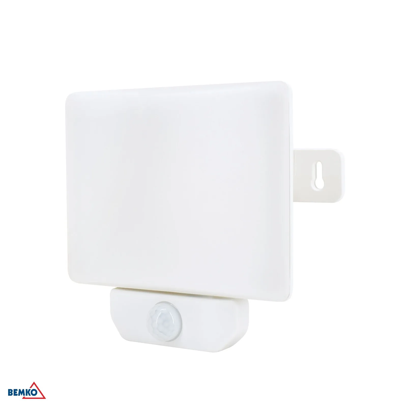 Bemko LED reflektor mozgásérzékelővel 30W 4000K 2700 lm IP65 fehér BM-C65-LFX-030WH-4K-PIR