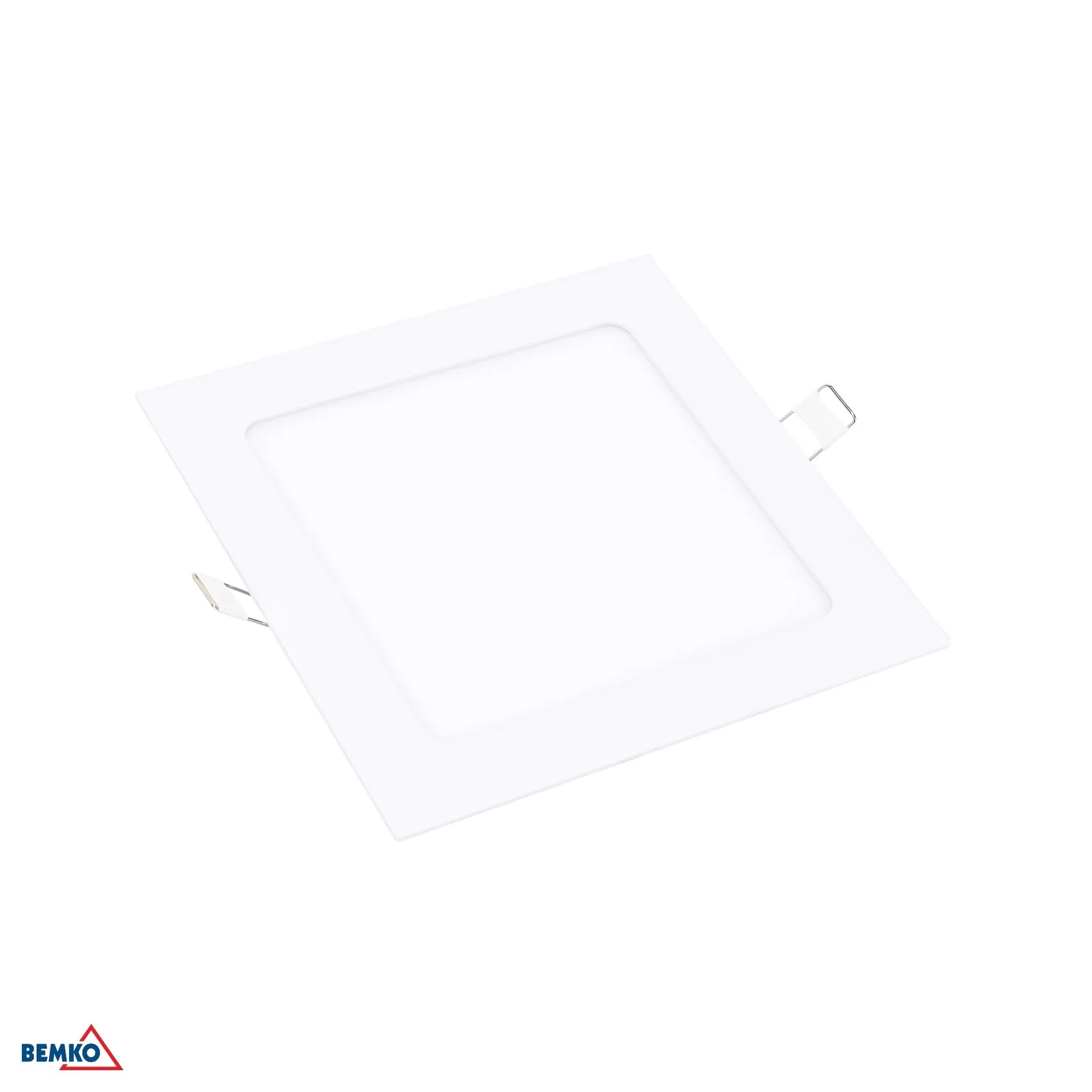 Négyzet alakú Bemko LED mennyezeti lámpa, 9W, 4000K, 720 lm, IP20, BM-C70-DLB-S-090-4K