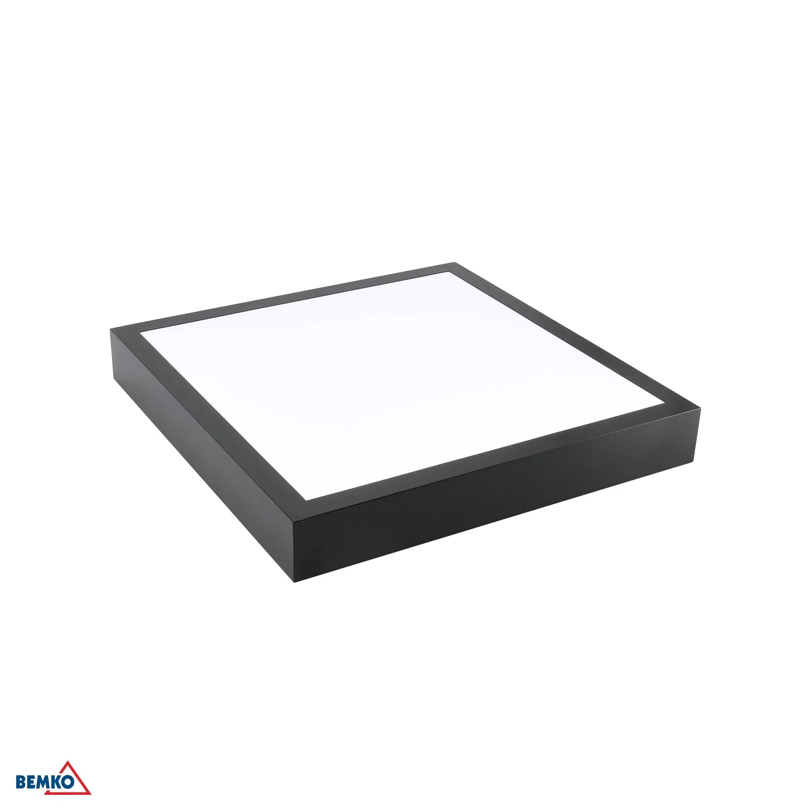 Luxmena LED panel 40X40 crni, površinska montaža, CCT 26/30/34 W, IP44 BM-C72-BLG-044-30B-CCT-9005A