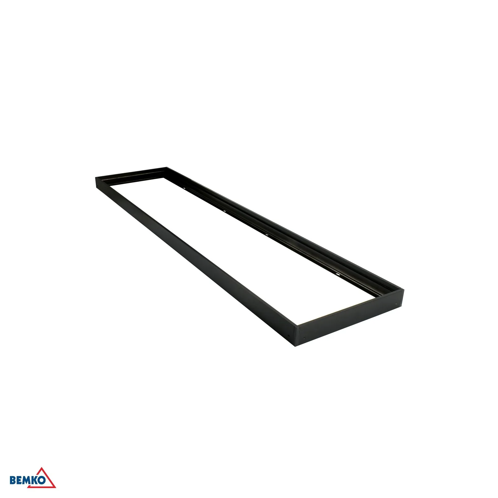 Bemko montažni okvir za LED panel 30×120 cm črn BM-C79-RNT123-BL-ECO