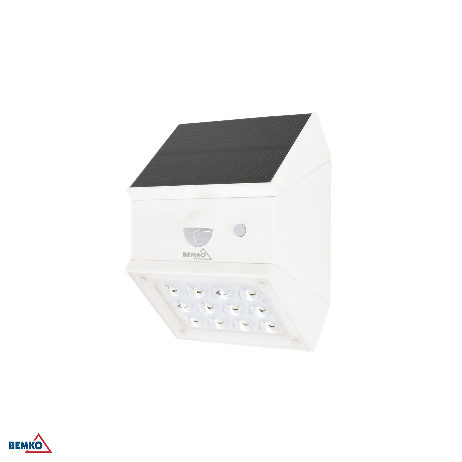 Bemko napelemes LED lámpa PIR érzékelővel, 2,5 W, 300 lm, IP65, 3000/4000/6000 K BM-C83-SOR-002WH-CCT-PIR