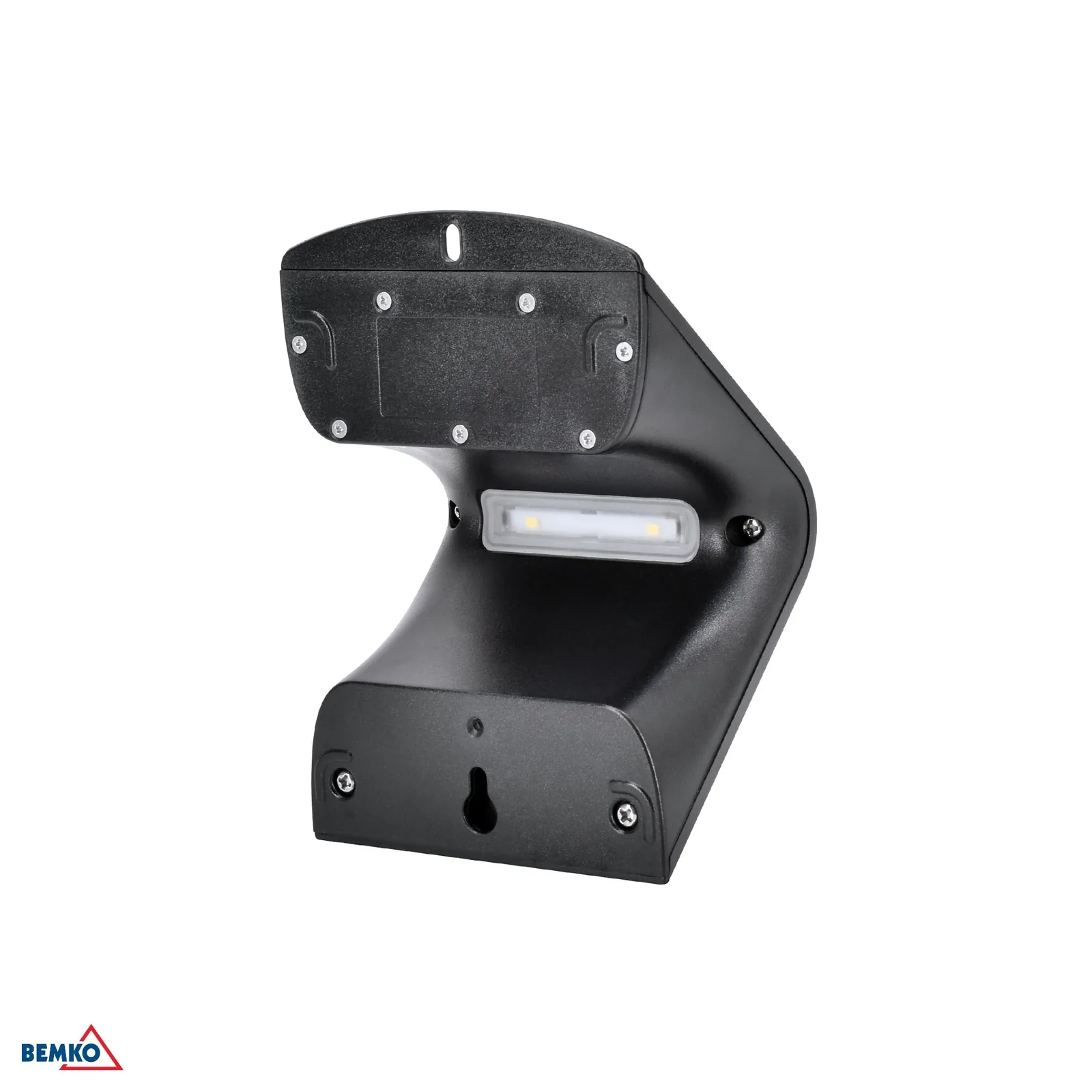Bemko napelemes LED lámpa PIR érzékelővel 1,5 W 220 lm IP65, fekete BM-C83-SOT-001BL-PIR