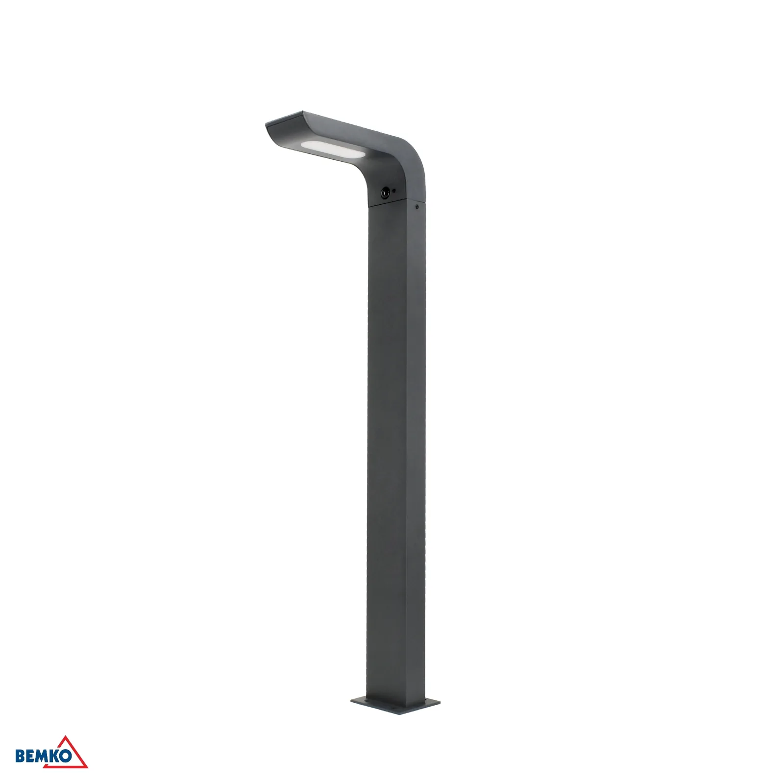 Bemko napelemes kerti LED lámpa oszlopra, PIR érzékelővel, IP65, 7 W, 600 lm, 3000K/4000K/6500K BM-C83-SOV-S-007DG-CCT-PIR