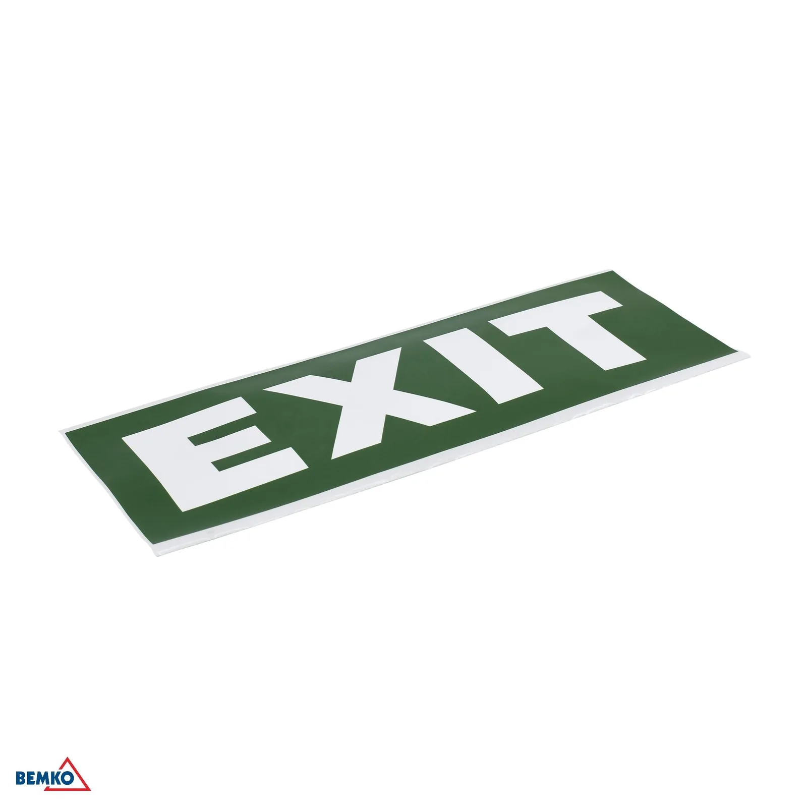 Luxmena varnostni piktogram EXIT 362 × 125 mm, samolepilni BM-C90-GLR-PKT-EXT