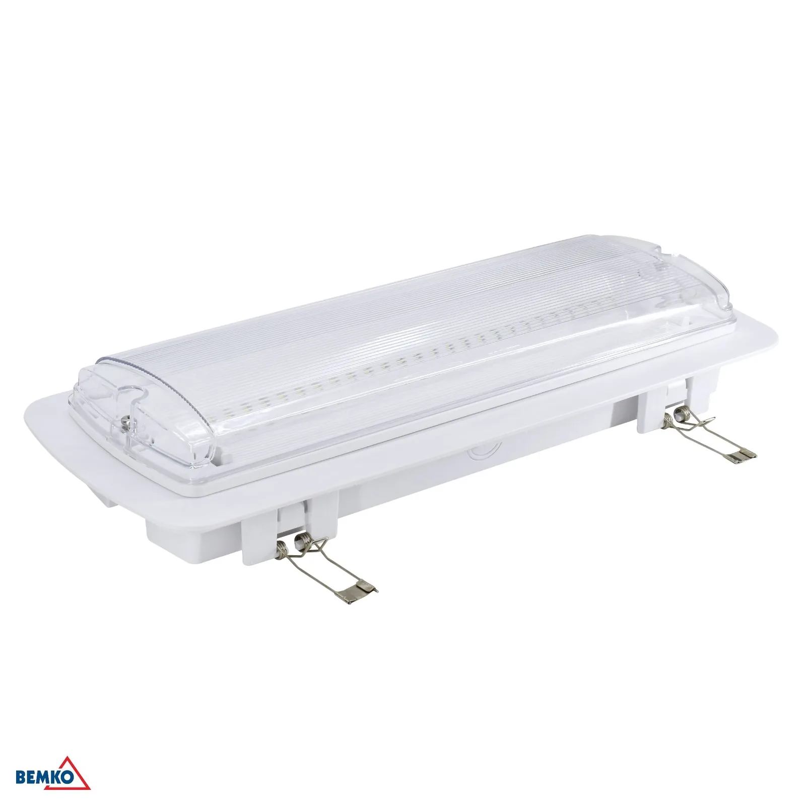 Luxmena ugradbeni montažni set za sigurnosne svjetiljke 391 × 150 mm, bijeli BM-C90-GLR-ZMP