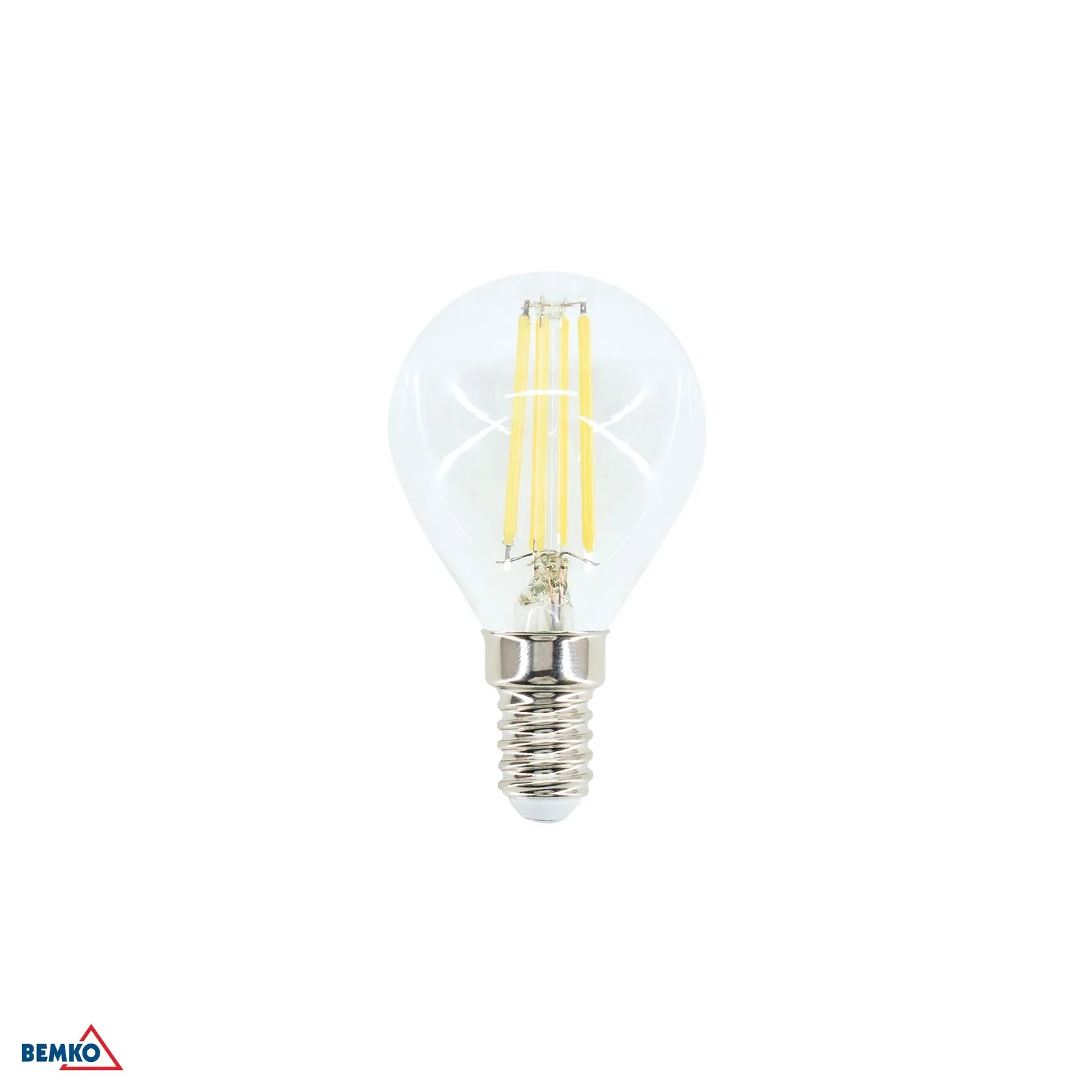 Bemko LED filamentna žarnica E14 G45 6 W 700 lm, topla bela 2700 K BM-D86-FLB-E14-G45-060-2K