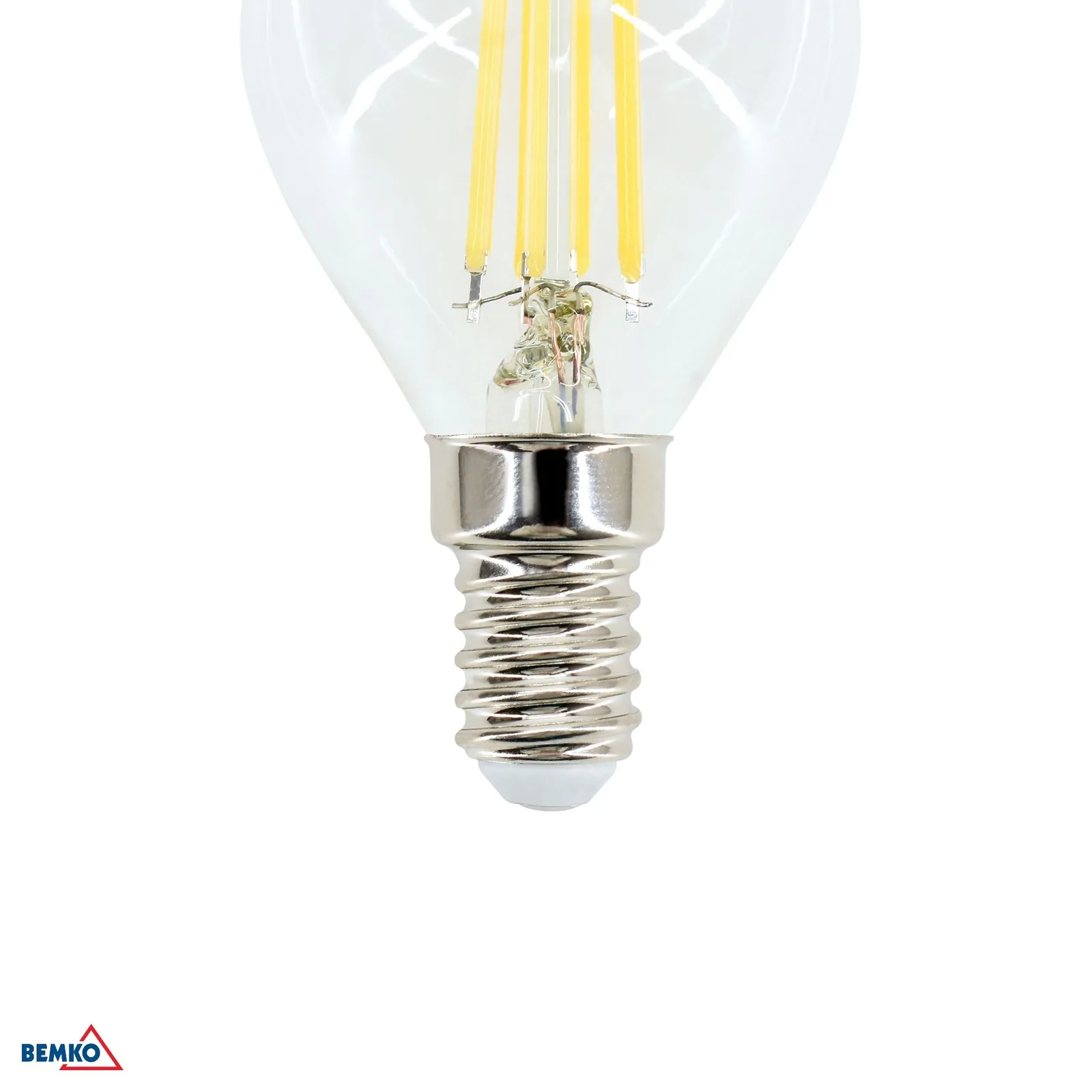 Bemko LED filamentna žarnica E14 G45 6 W 700 lm, topla bela 2700 K BM-D86-FLB-E14-G45-060-2K