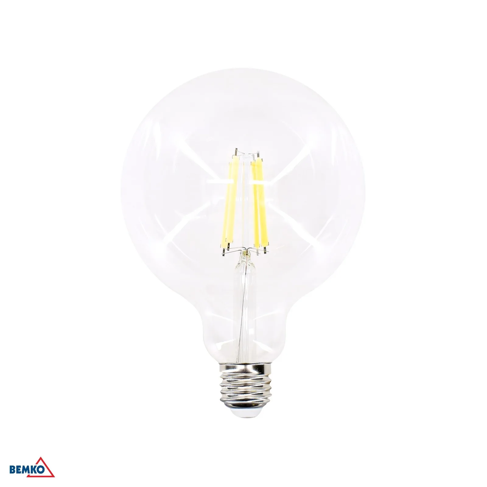 Bemko LED filamentna žarnica E27 G125 11 W 1500 lm 2700 K BM-D86-FLB-E27-G125-110-2K