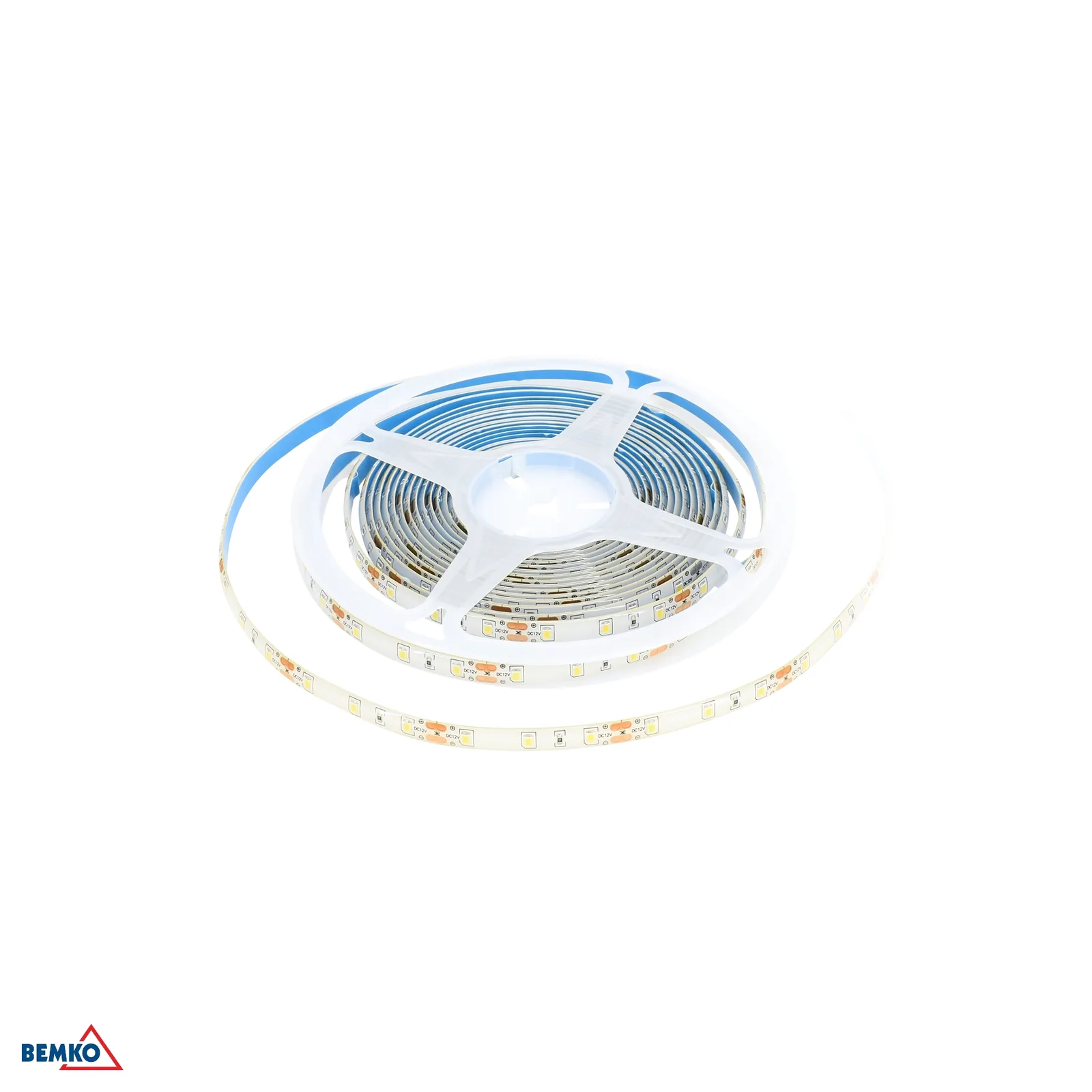 Bemko LED szalag 12V DC IP65 5 m meleg fehér 3000K BM-D87-LS-2835-300-IP65-AWW