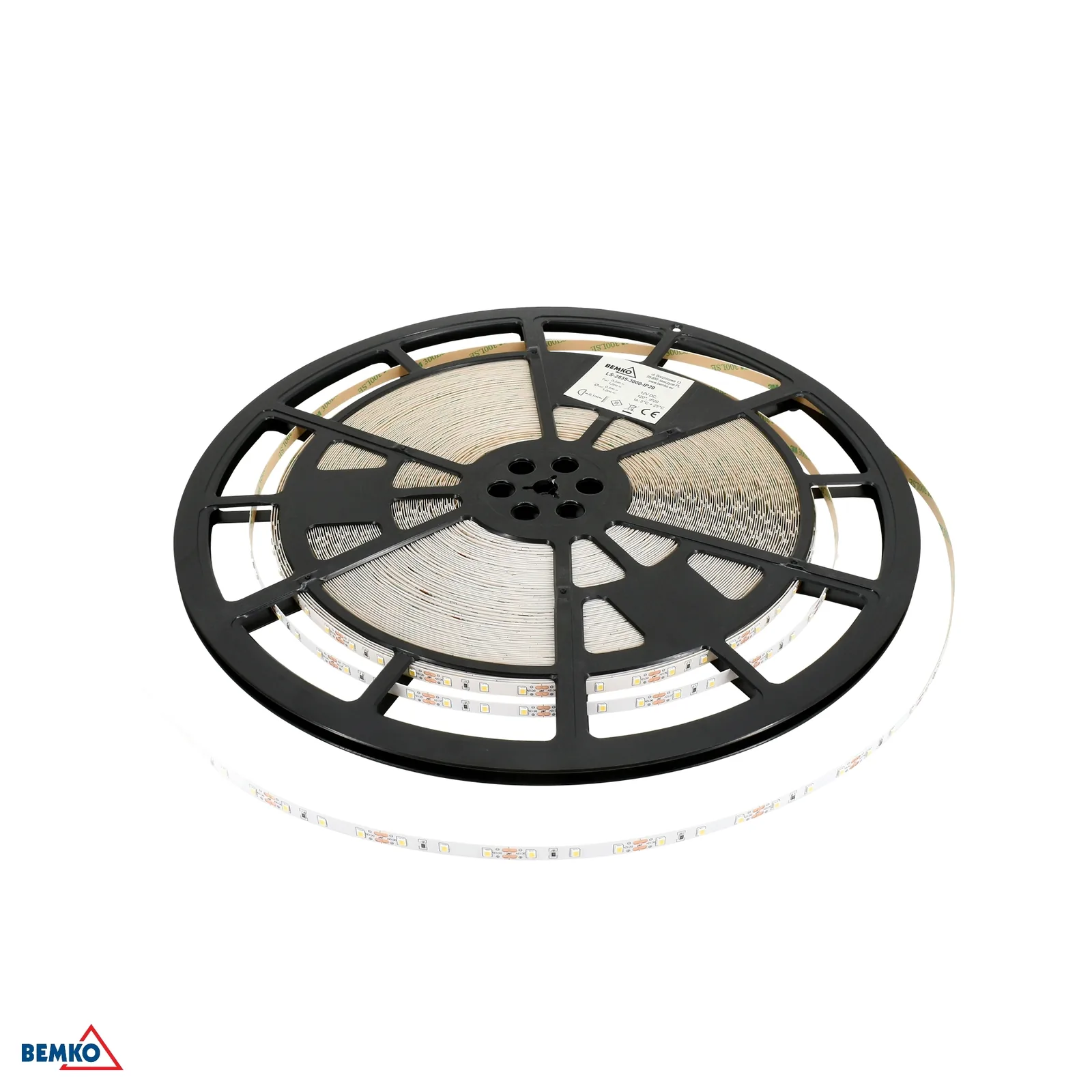 Bemko LED szalag 12V DC 2835 50 m hidegfehér IP20 BM-D87-LS-2835-3000-IP20-ACW