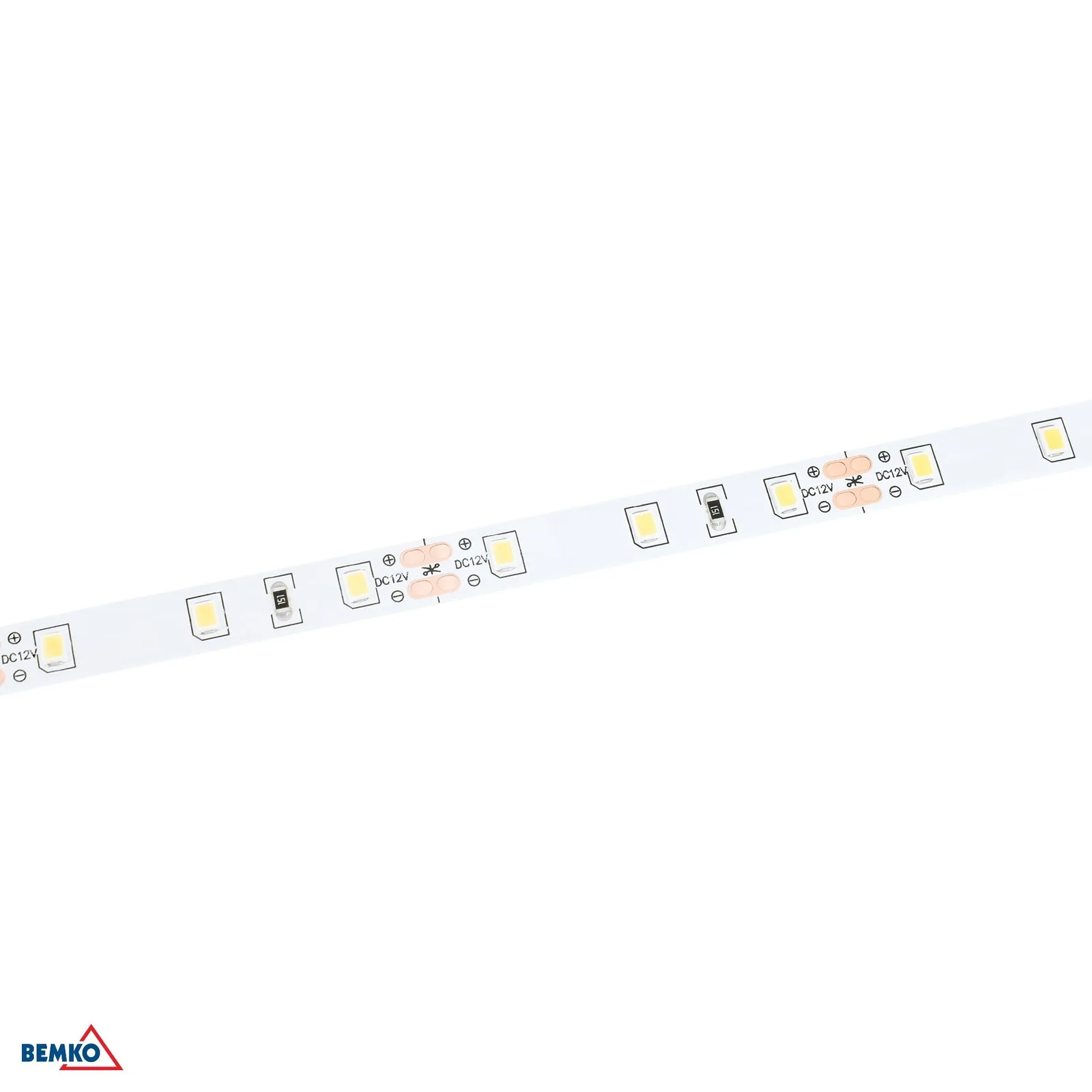 LED szalag 12V DC 2835 50 m neutrál fehér IP20 BM-D87-LS-2835-3000-IP20-ANW