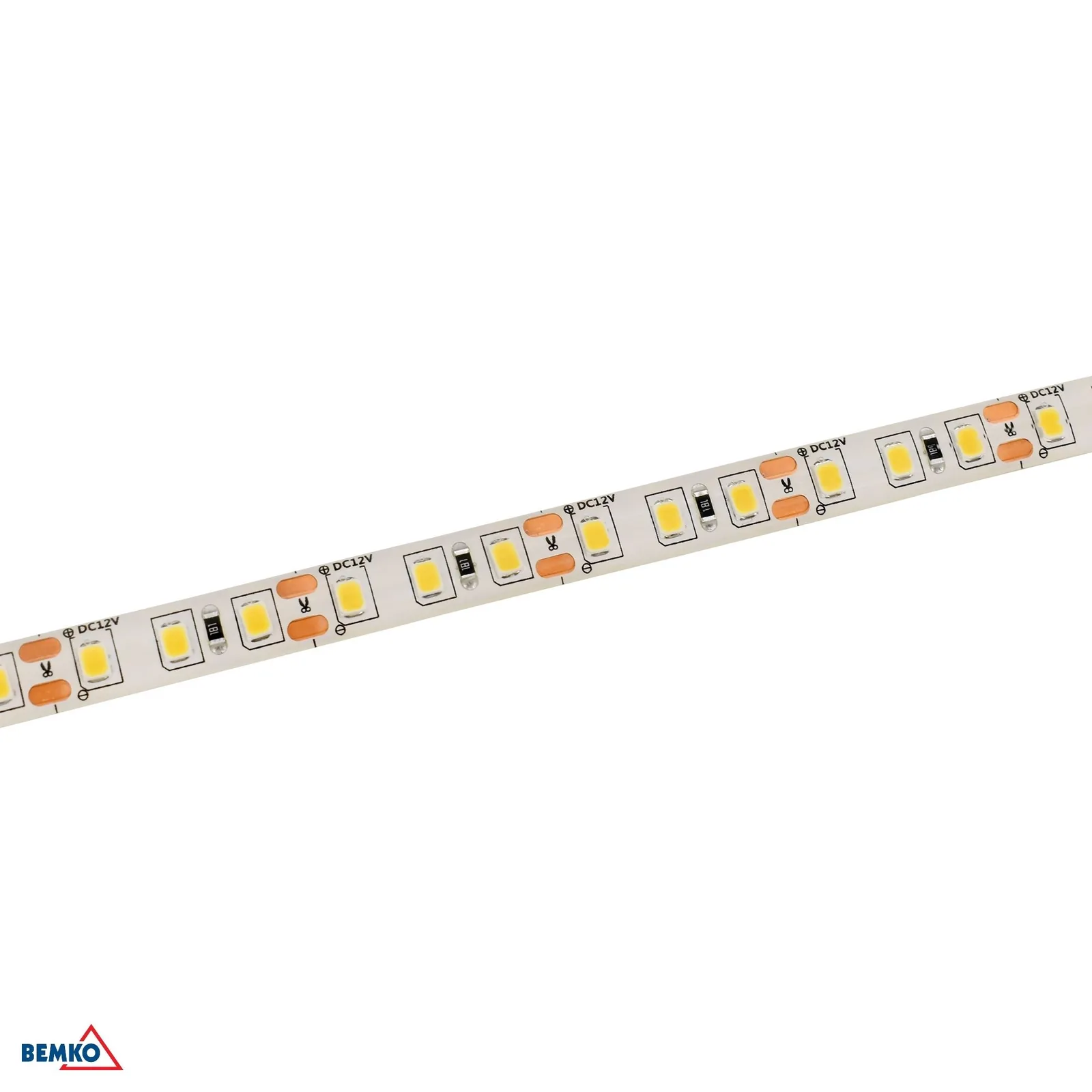 Bemko LED szalag 12V DC IP65 6500K 5 m BM-D87-LS-2835-600-IP65-ACW