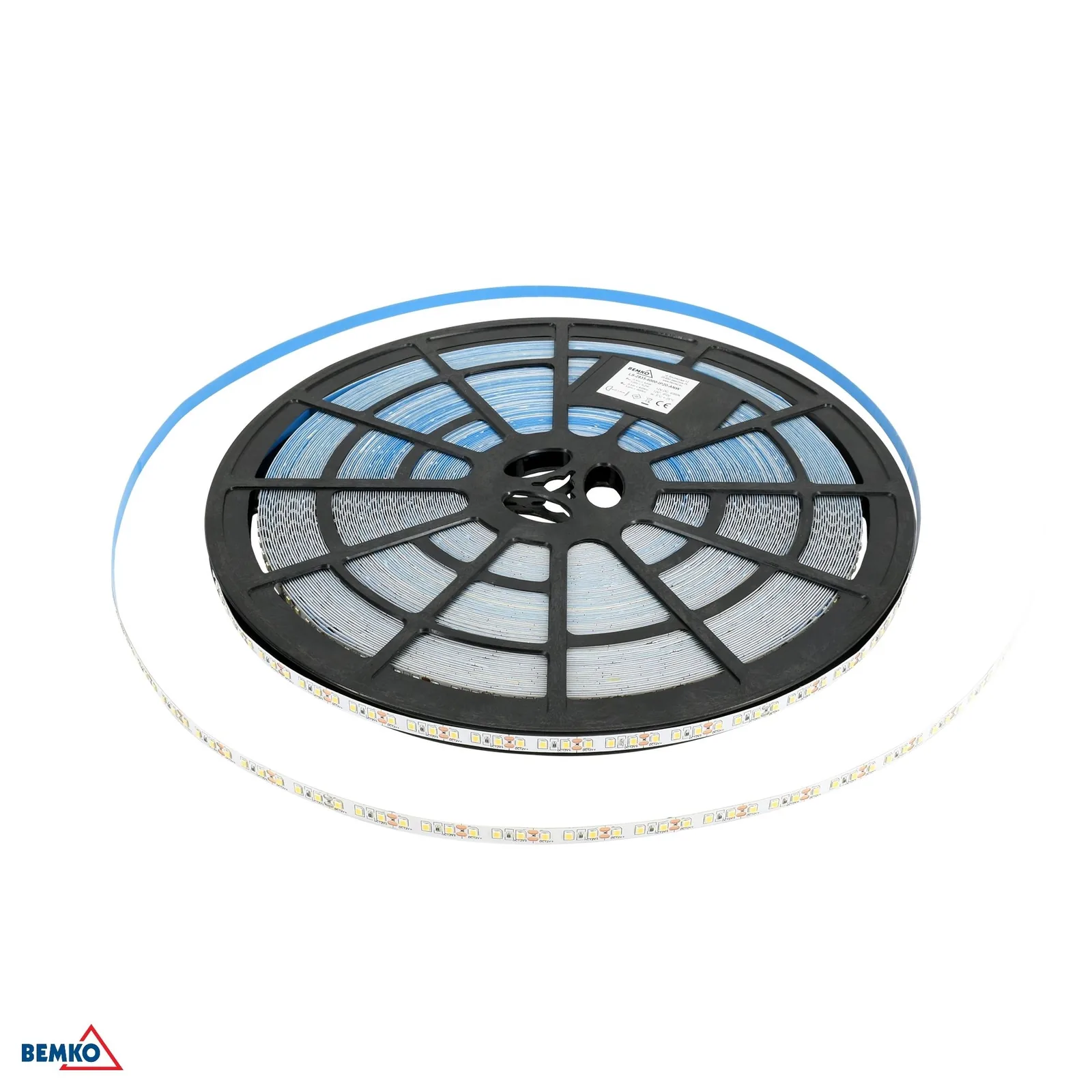 Bemko LED szalag 12V DC meleg fehér 50 m IP20 3000K BM-D87-LS-2835-6000-IP20-AWW