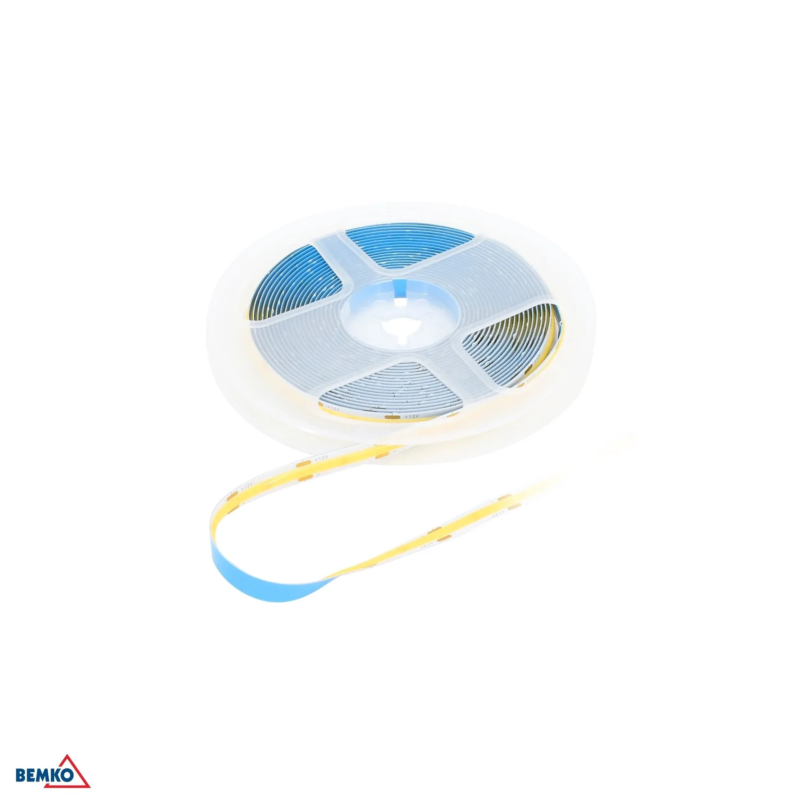Bemko COB LED szalag 12V DC 5 m 7 W/m IP20 neutrál fehér BM-D87-LS-COB-1600-IP20-ANW-12V