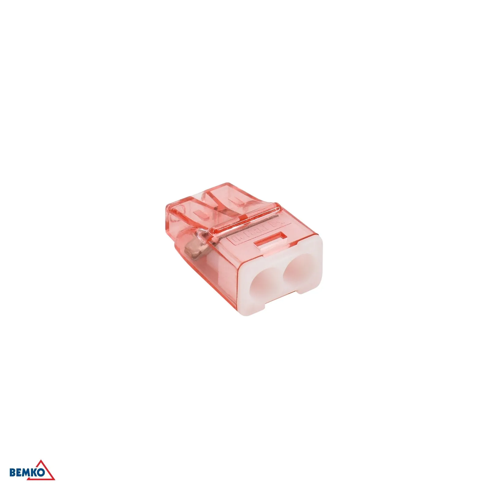 Bemko push-in kábelösszekötő 0,5–2,5 mm², 2 vezetékes, 100 db BM-E00-PC22-100