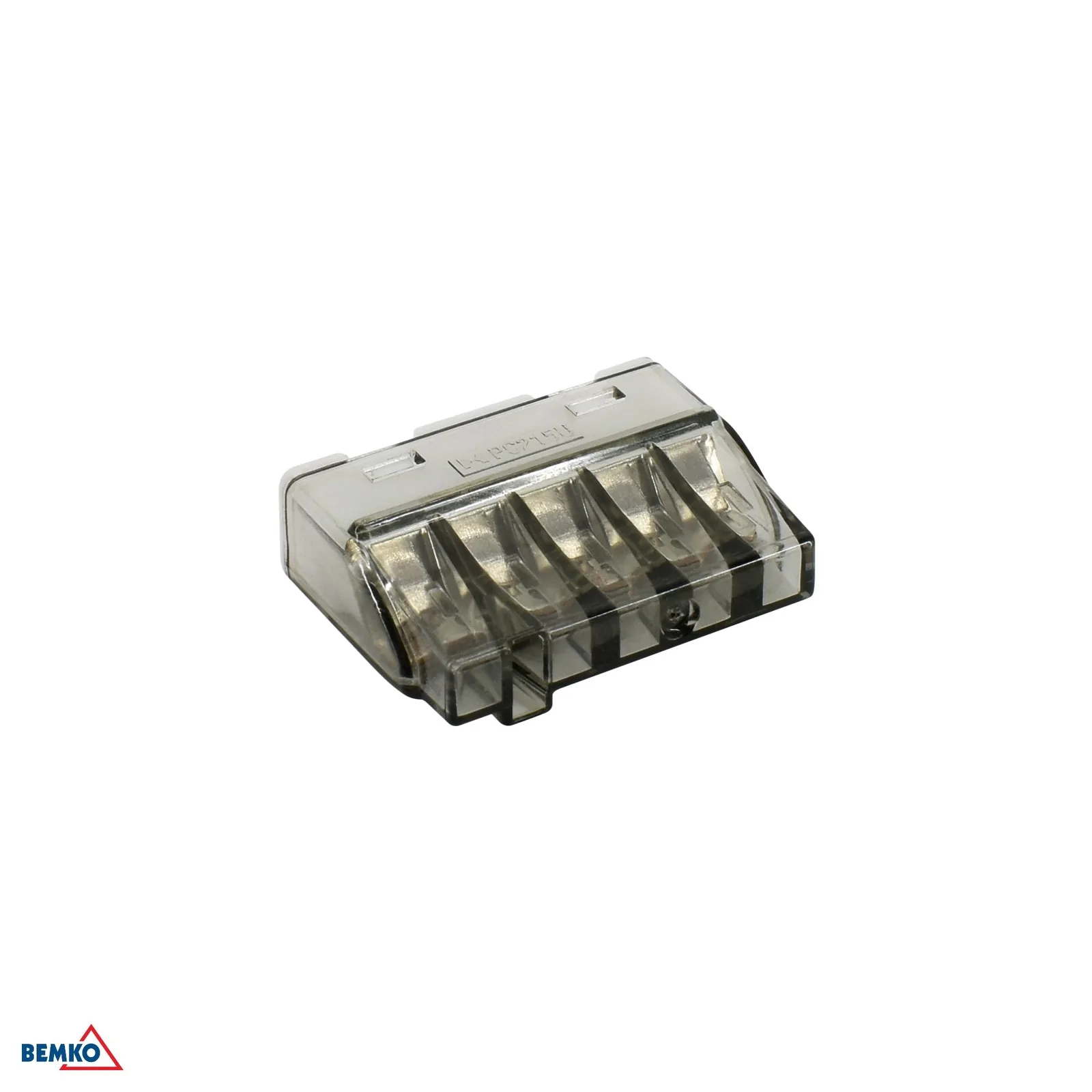 Bemko push-in kábelcsatlakozó 0,5–2,5 mm², 5 bemenet, 24 A, 450 V BM-E00-PC25-100