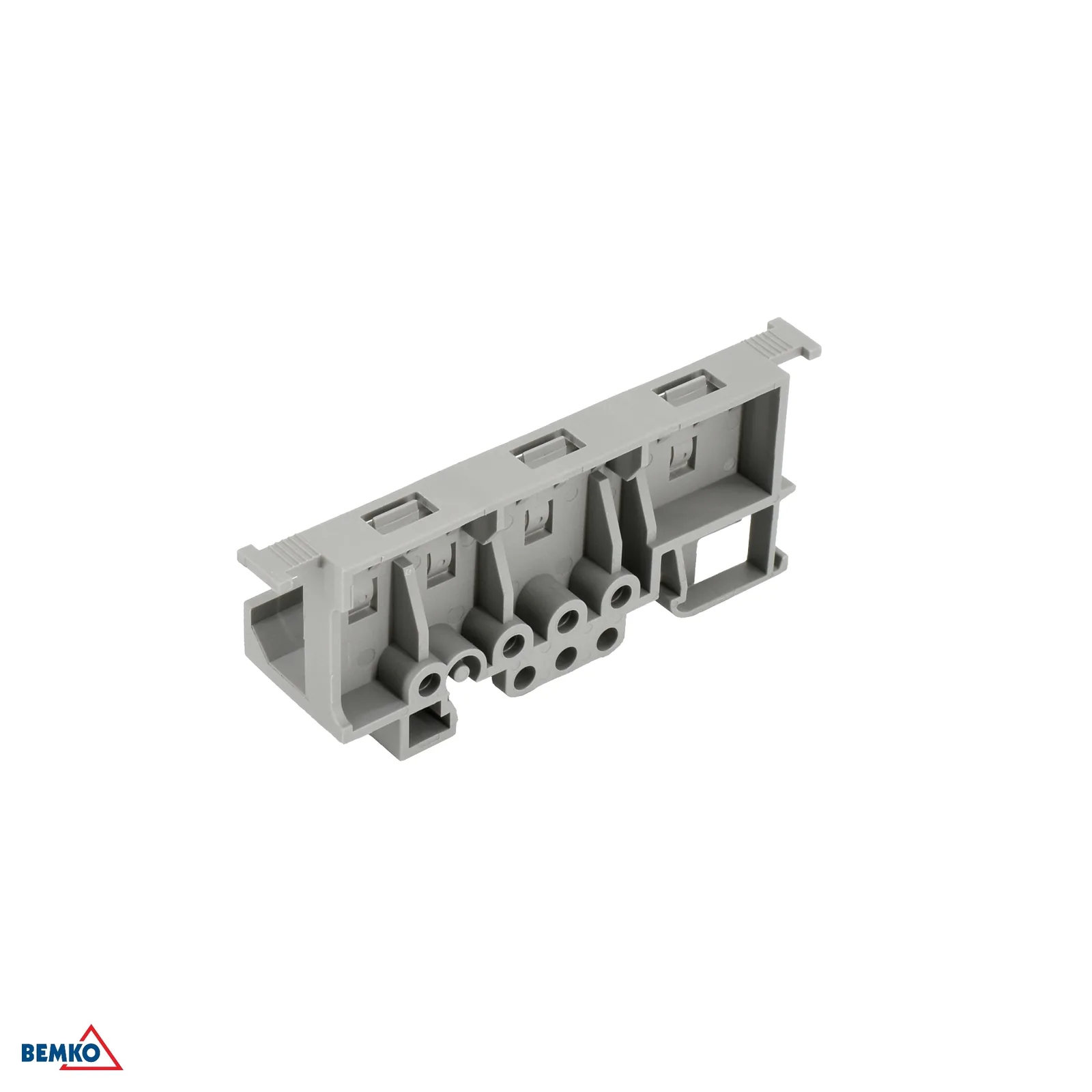 Bemko DIN-sínes tartozék P05 csatlakozóhoz, szürke BM-E03-P05-DIN-SZ