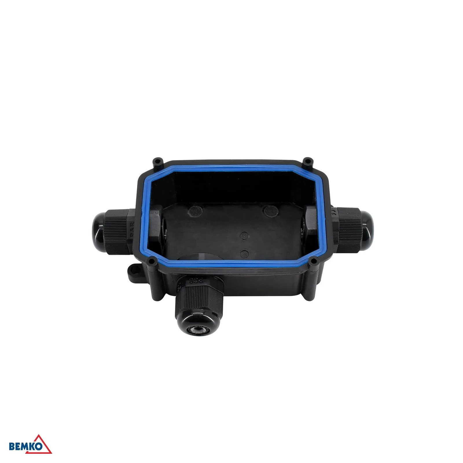 Bemko vízálló kötődoboz IP66, 3 bemenetes BM-E04-HP3-PG9-IP66