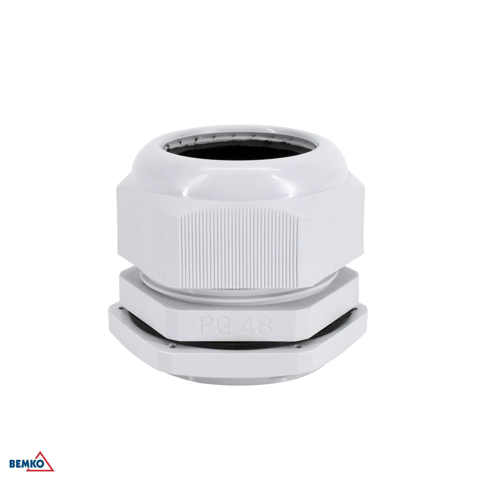 Bemko kabelska uvodnica PG 48 IP68 siva plasticna BM-E45-DK-PG-48-S/1