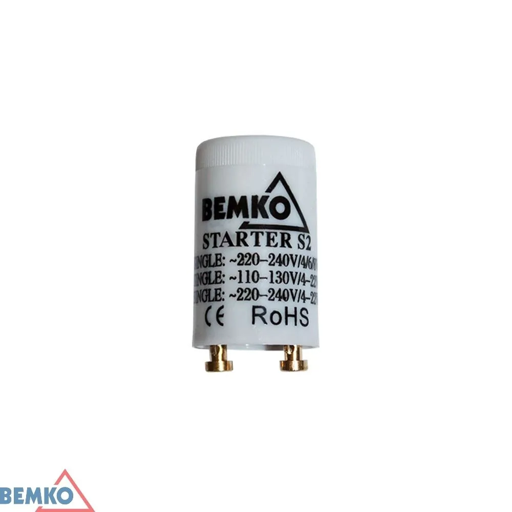 Starter za fluorescentnu cijev 4–22 W Bemko BM-E50-S02