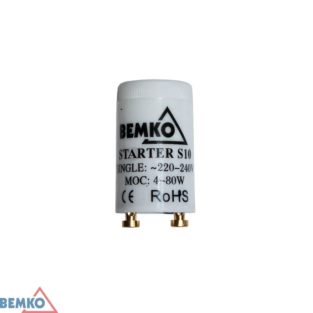 Fluorescentni starter Bemko S10 4-80 W BM-E50-S10