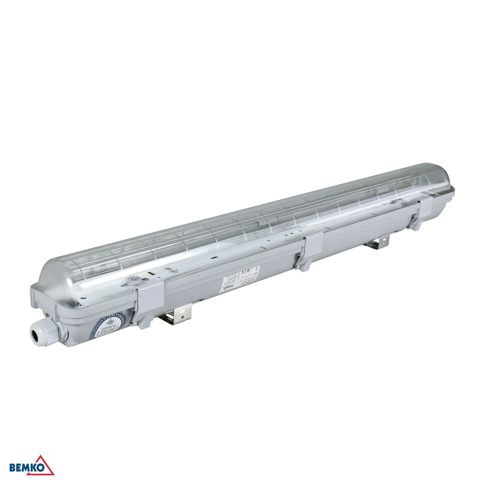 Bemko hermetična svetilka IP65 za LED cev T8 60 cm BM-S-C10-E-OHB118PC