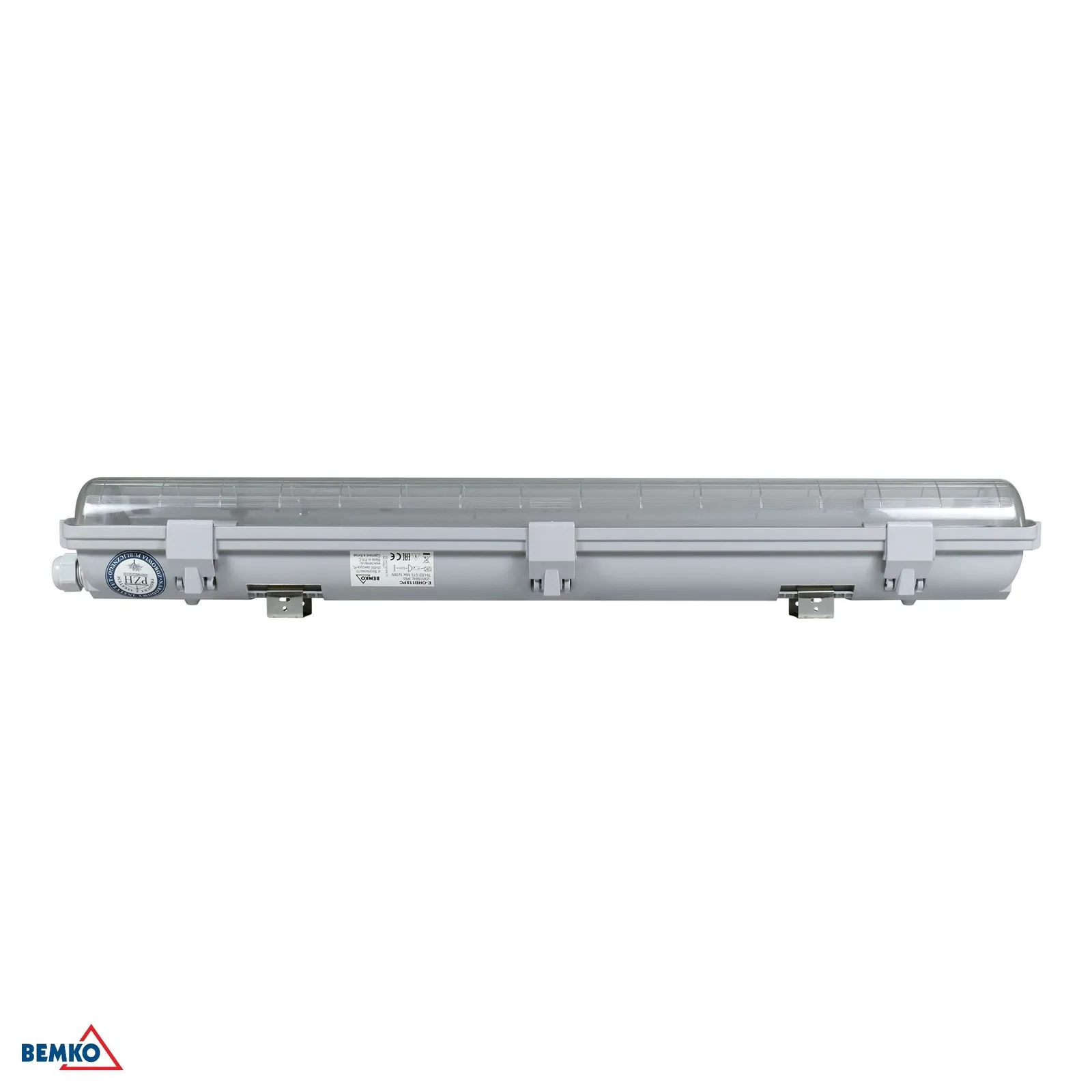 Bemko hermetična svetilka IP65 za LED cev T8 60 cm BM-S-C10-E-OHB118PC