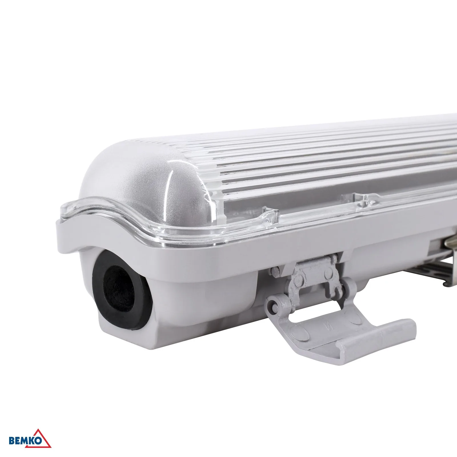 Bemko hermetična LED svetilka 120 cm IP65 za 1× T8 LED cev, prizematski difuzor BM-S-C14-E-OHL-120-1KP