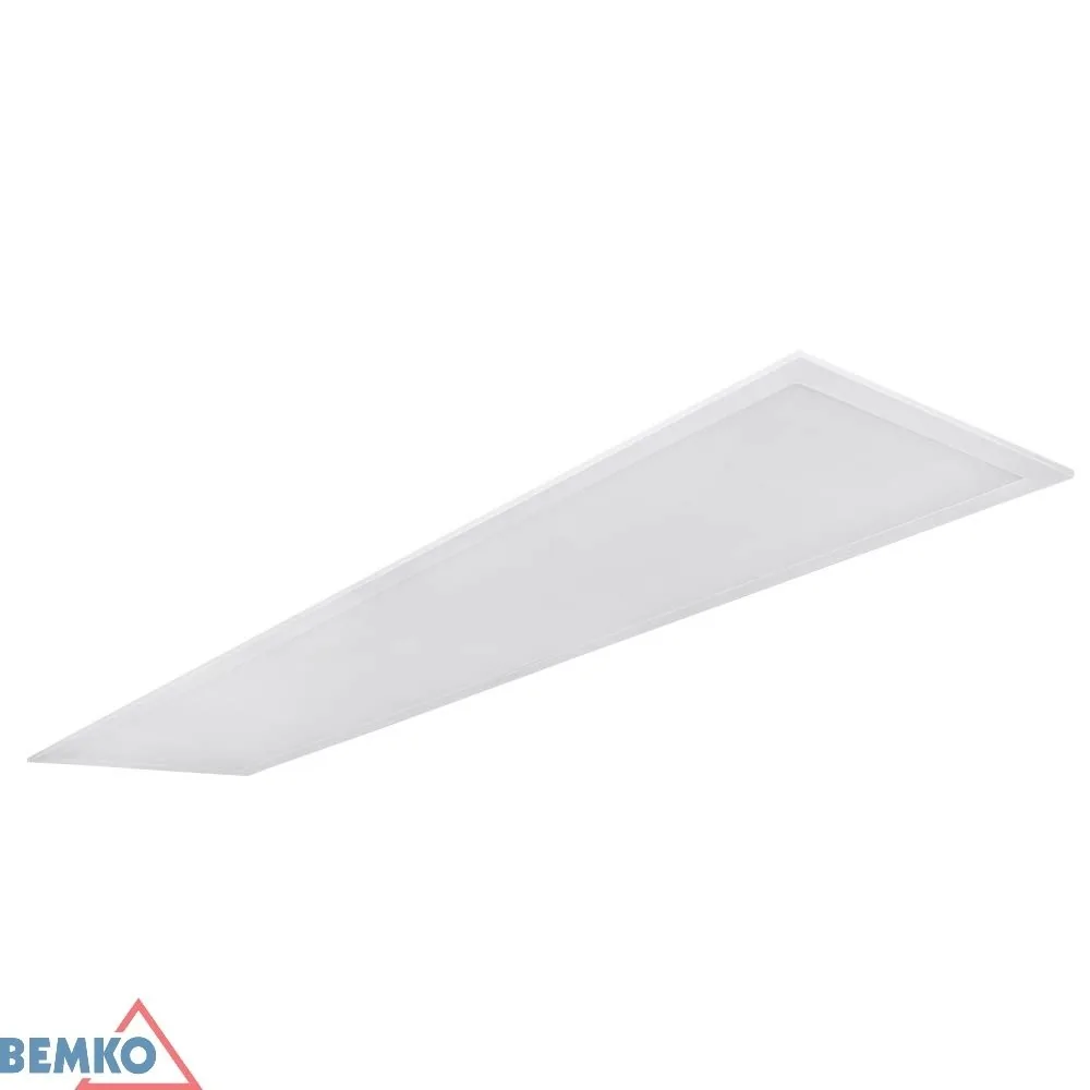 LED panel 30×120 40W 4000K 4800 lm IP40 bel, Bemko BM-S-C71-PLY-123-400-4K-WH